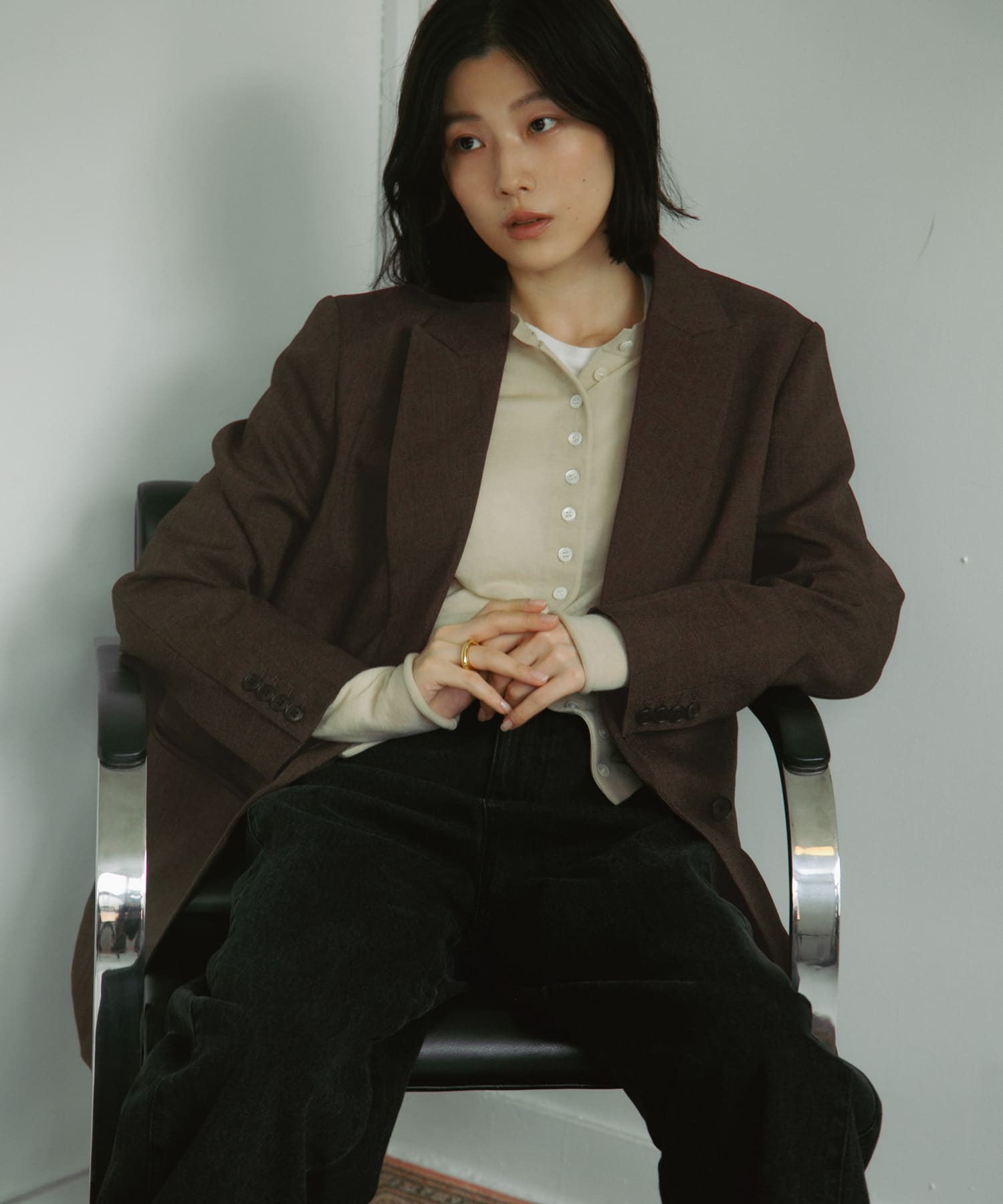 Melange Tweed Jacket