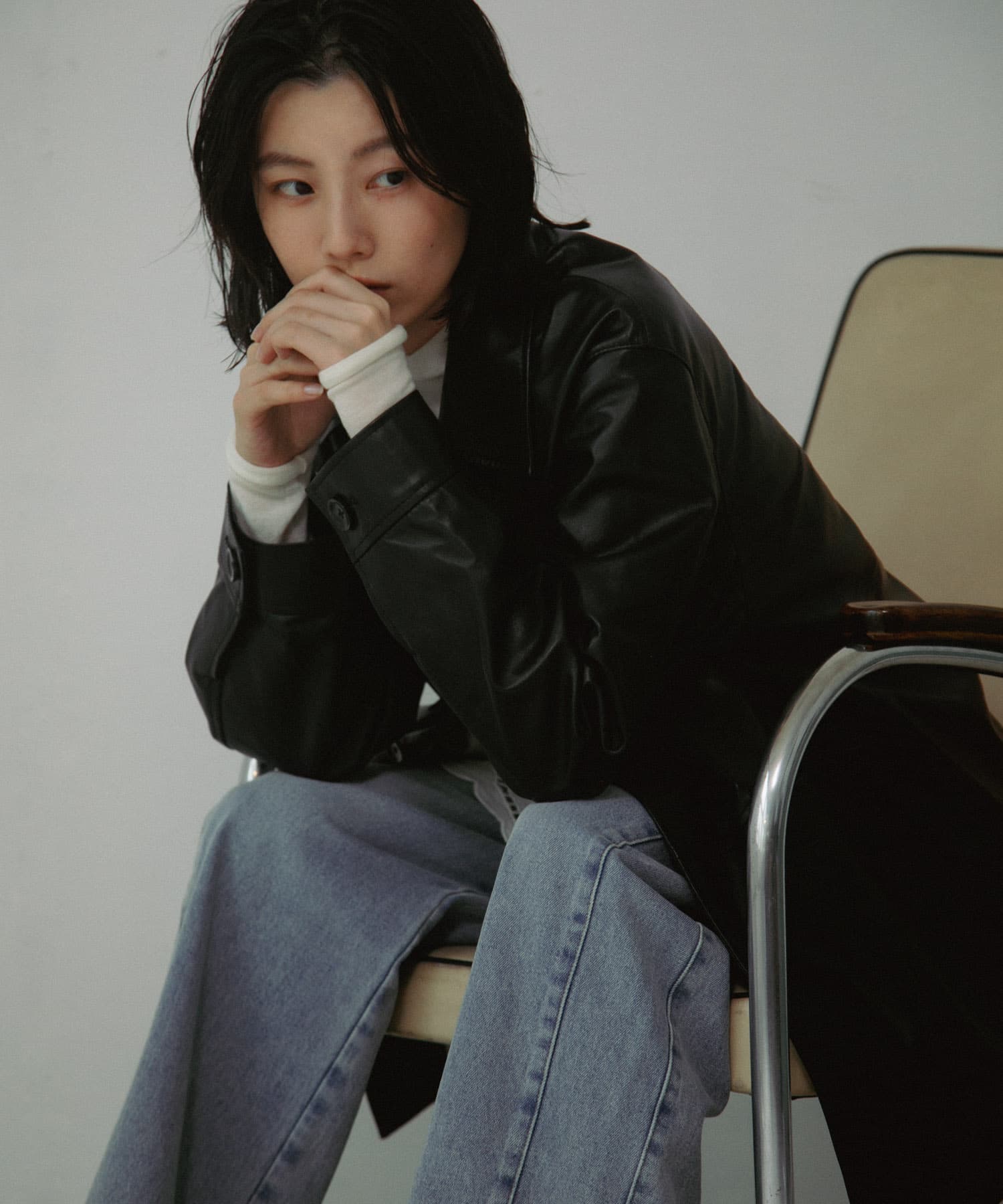 美品　URBAN RESEARCH ブラック シープスキン　レザージャケット　S Sheep Leather Jacket(S BLACK): アウター｜URBAN RESEARCH公式