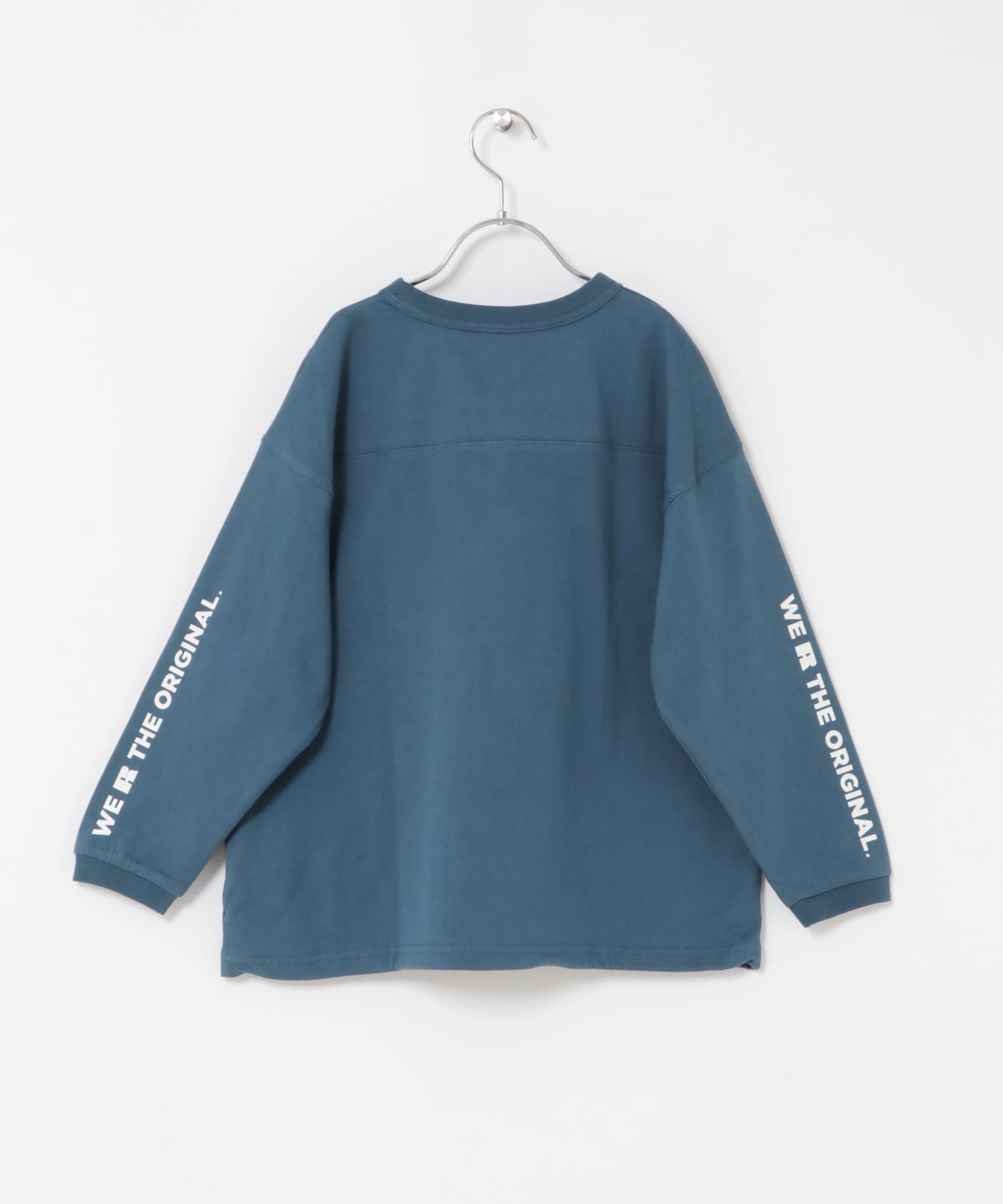 『150サイズあり』『別注』Russell Athletic×DOORS　フットボールロングスリーブTシャツ(KIDS) DARK BLUE 105(100-110)