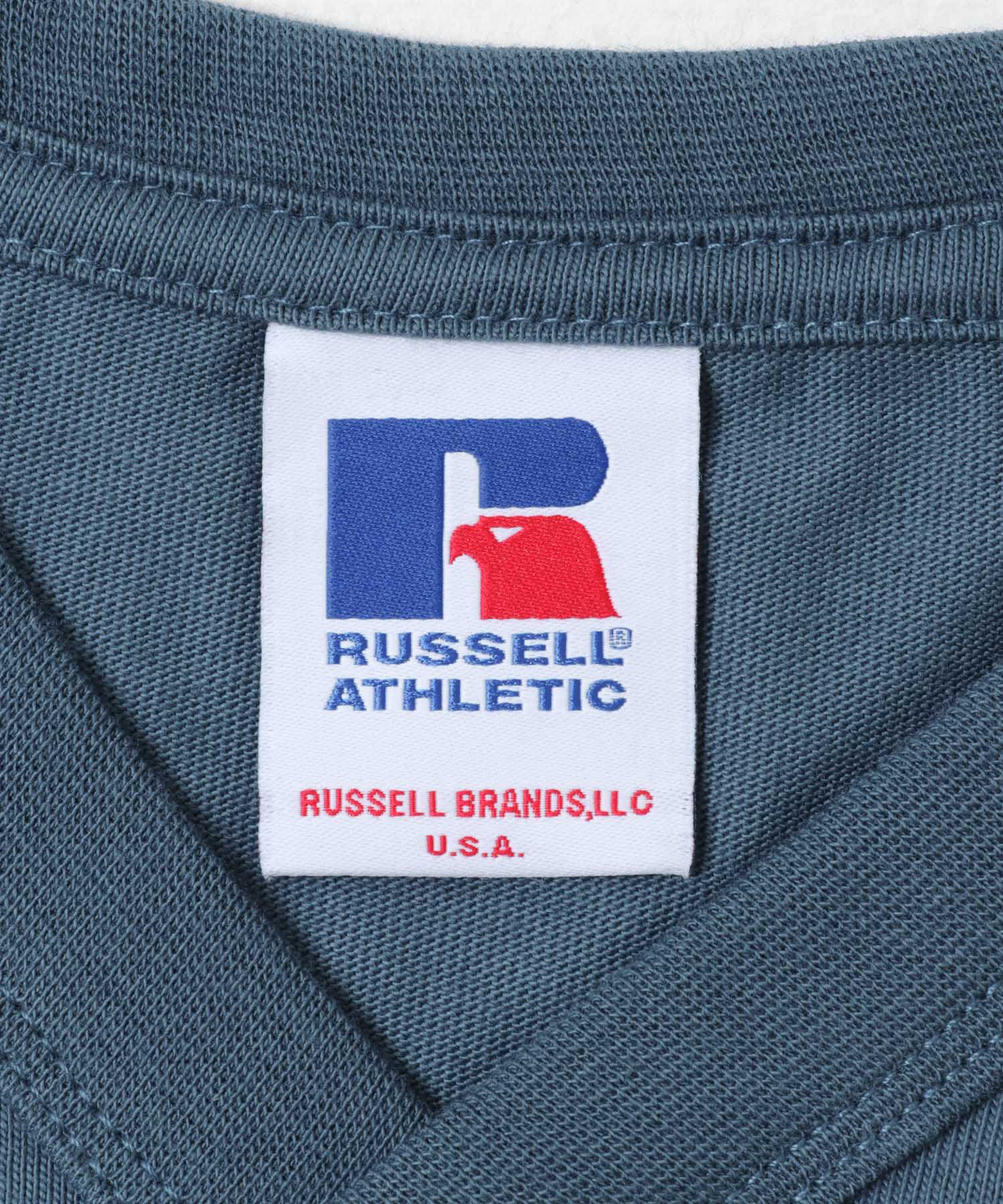 『150サイズあり』『別注』Russell Athletic×DOORS　フットボールロングスリーブTシャツ(KIDS) DARK BLUE 105(100-110)