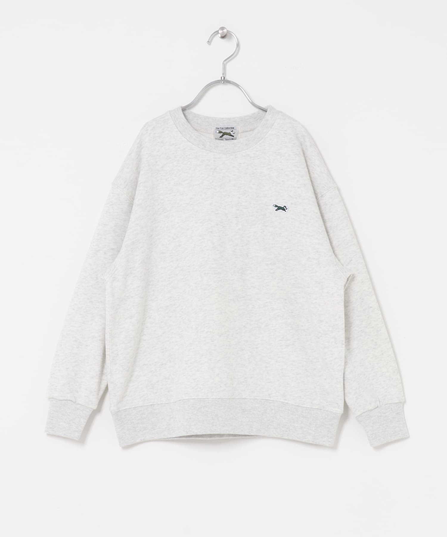 『親子リンク/150サイズ』『別注』PENNEYS×DOORS　THE FOX 裏毛クルーネックスウェット(KIDS) ASH 150(145-155)