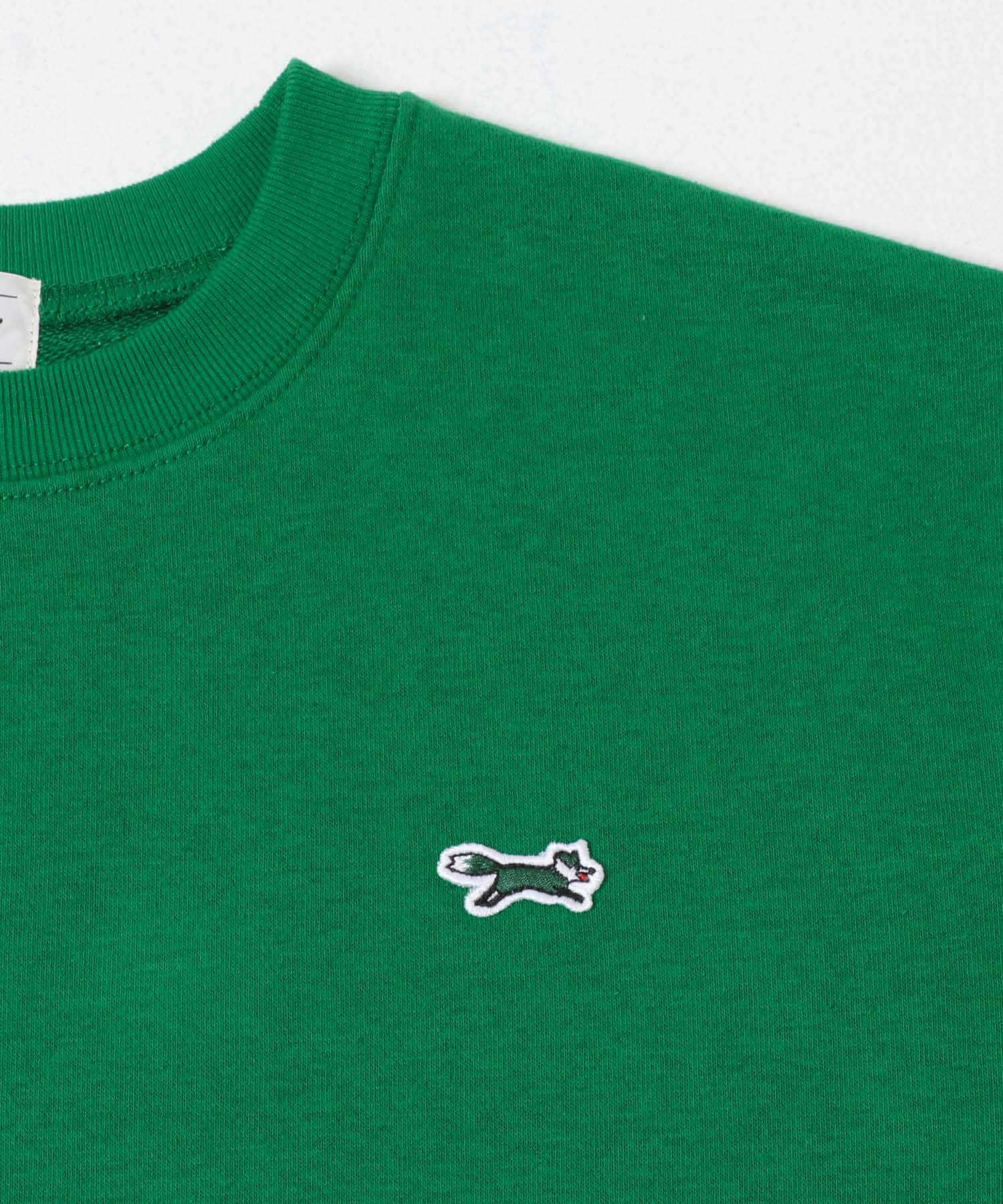 『親子リンク/150サイズ』『別注』PENNEYS×DOORS　THE FOX 裏毛クルーネックスウェット(KIDS) GREEN 150(145-155)