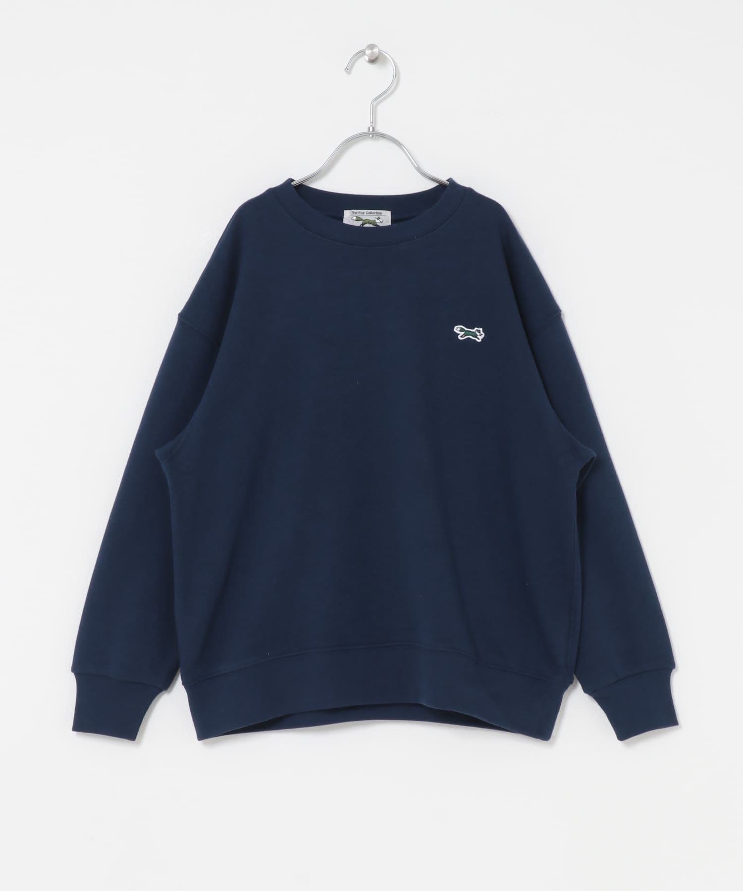 『親子リンク/150サイズ』『別注』PENNEYS×DOORS　THE FOX 裏毛クルーネックスウェット(KIDS) BLUE 150(145-155)
