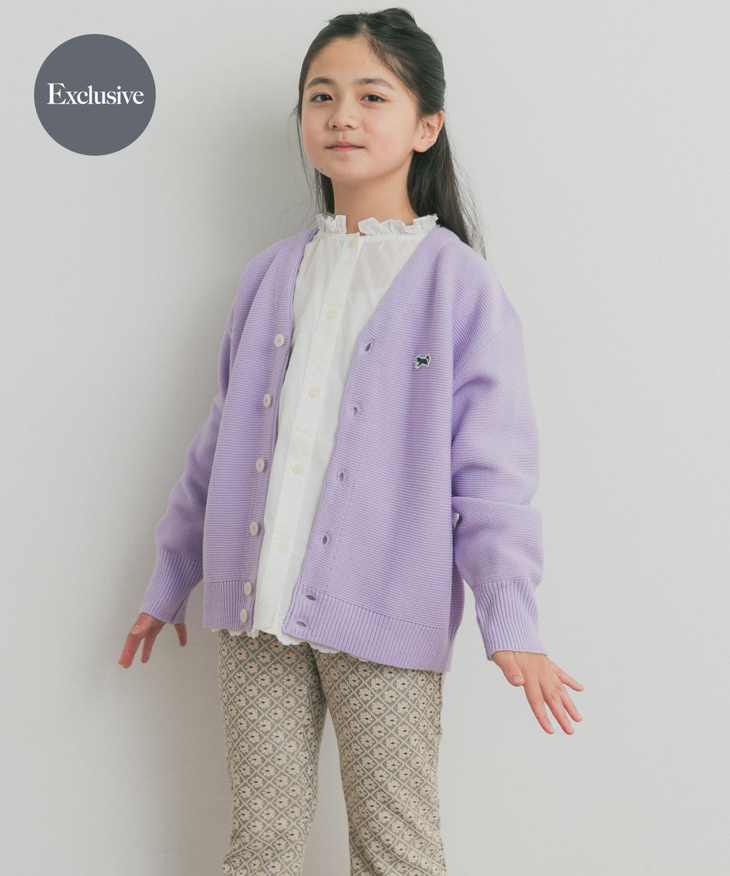 『WEB/一部店舗限定カラー』『別注』PENNEYS×DOORS　THE FOX Vネックカーディガン(KIDS)