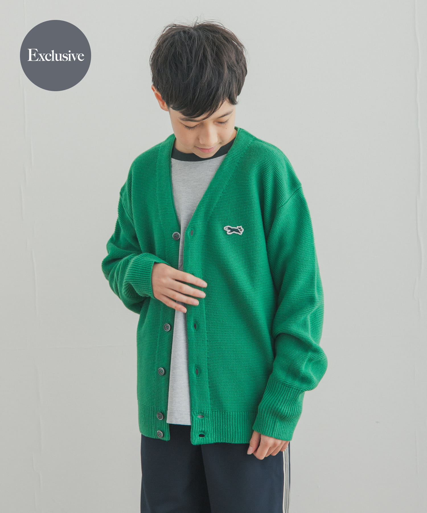 『WEB/一部店舗限定カラー』『150サイズ』『別注』PENNEYS×DOORS　THE FOX Vネックカーディガン(KIDS)