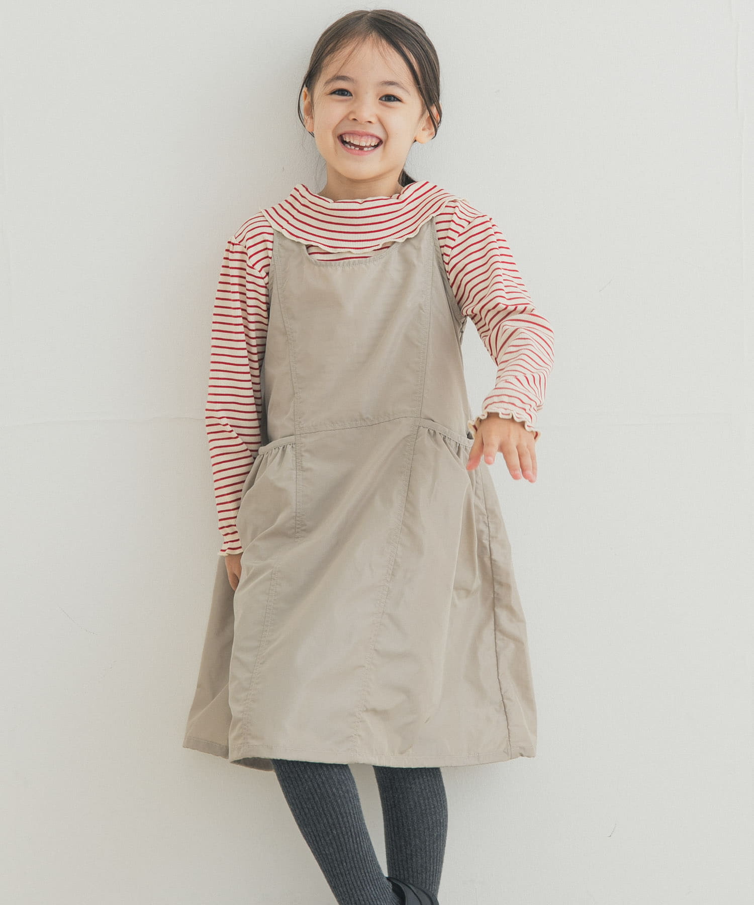 『150サイズあり』2WAYタフタバルーンワンピース(KIDS)