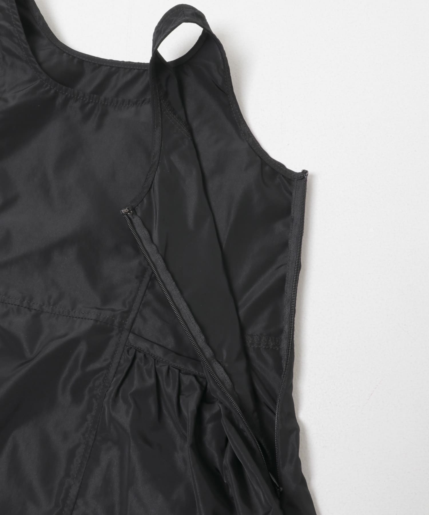 『150サイズあり』2WAYタフタバルーンワンピース(KIDS) BLACK 105(100-110)