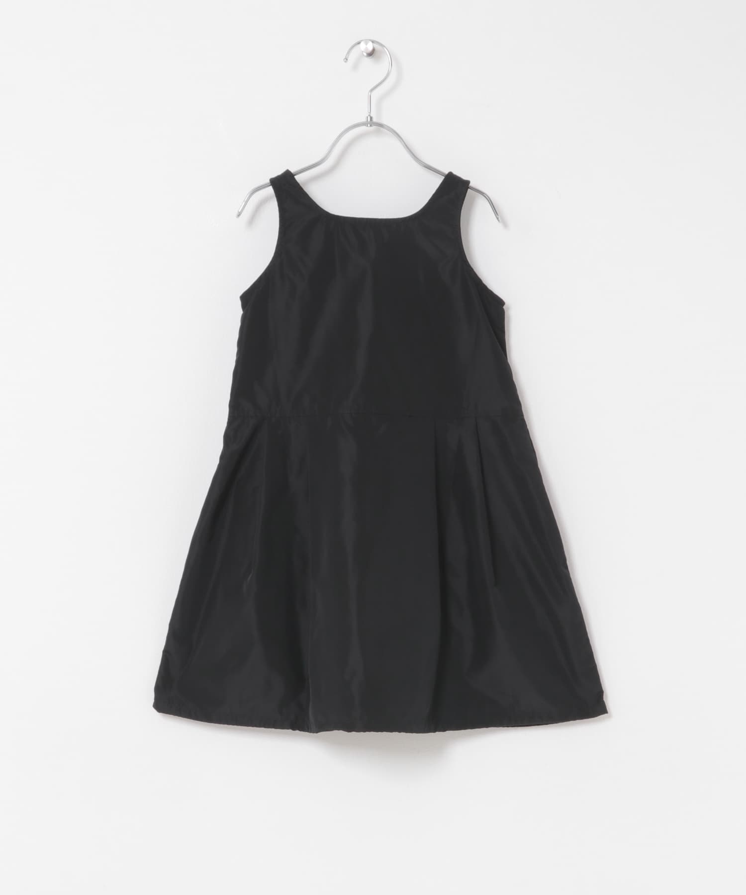 『150サイズあり』2WAYタフタバルーンワンピース(KIDS) BLACK 105(100-110)