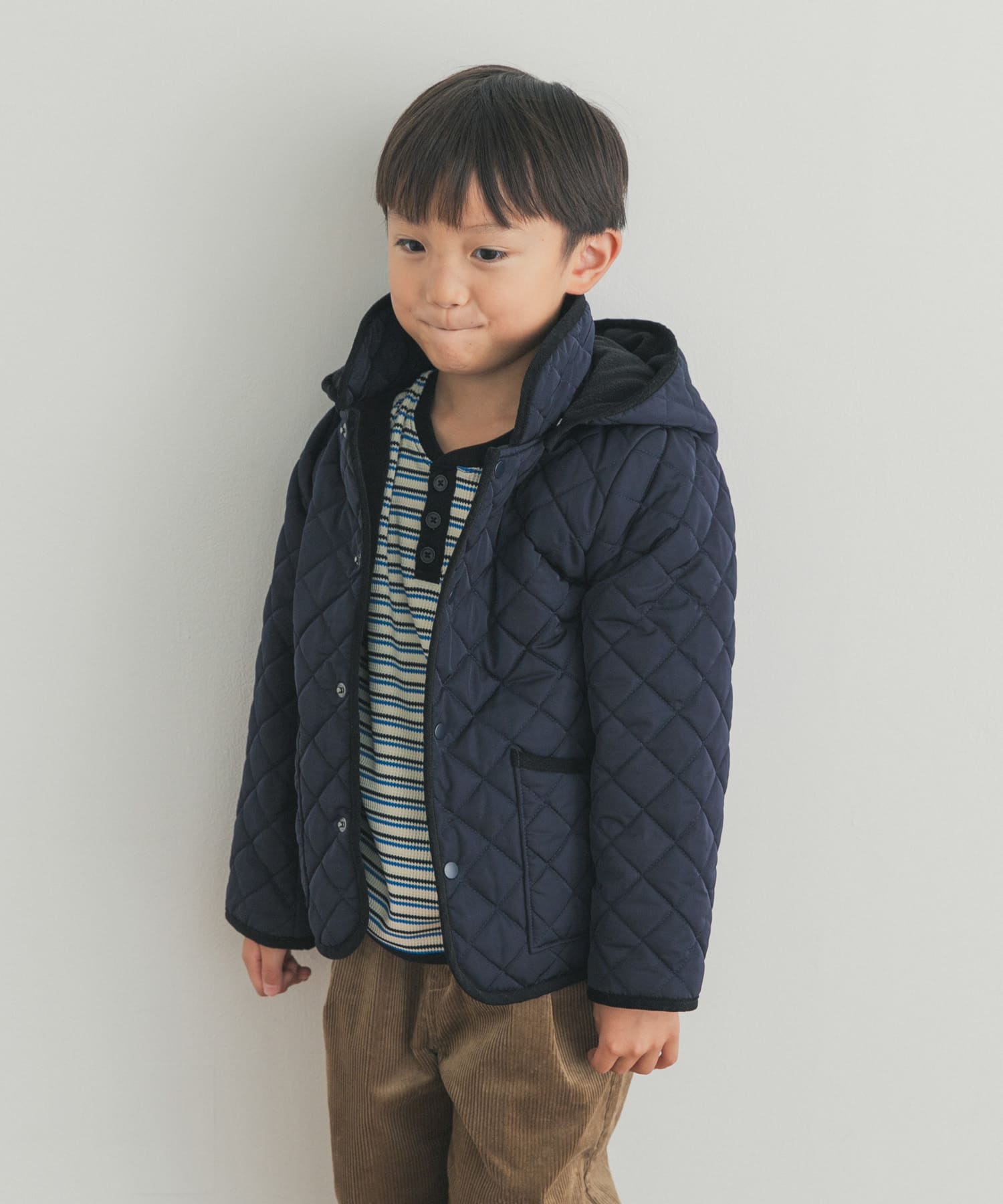 キルトジャケット(KIDS)(105(100-110) NAVY): キッズ｜URBAN RESEARCH
