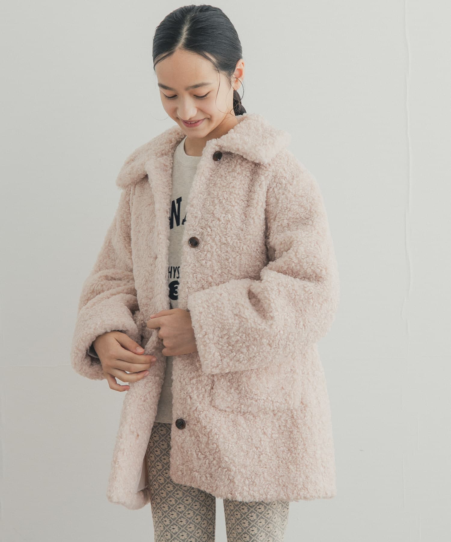 150サイズ』ボアコート(KIDS)(150(145-155) IVORY): キッズ｜URBAN
