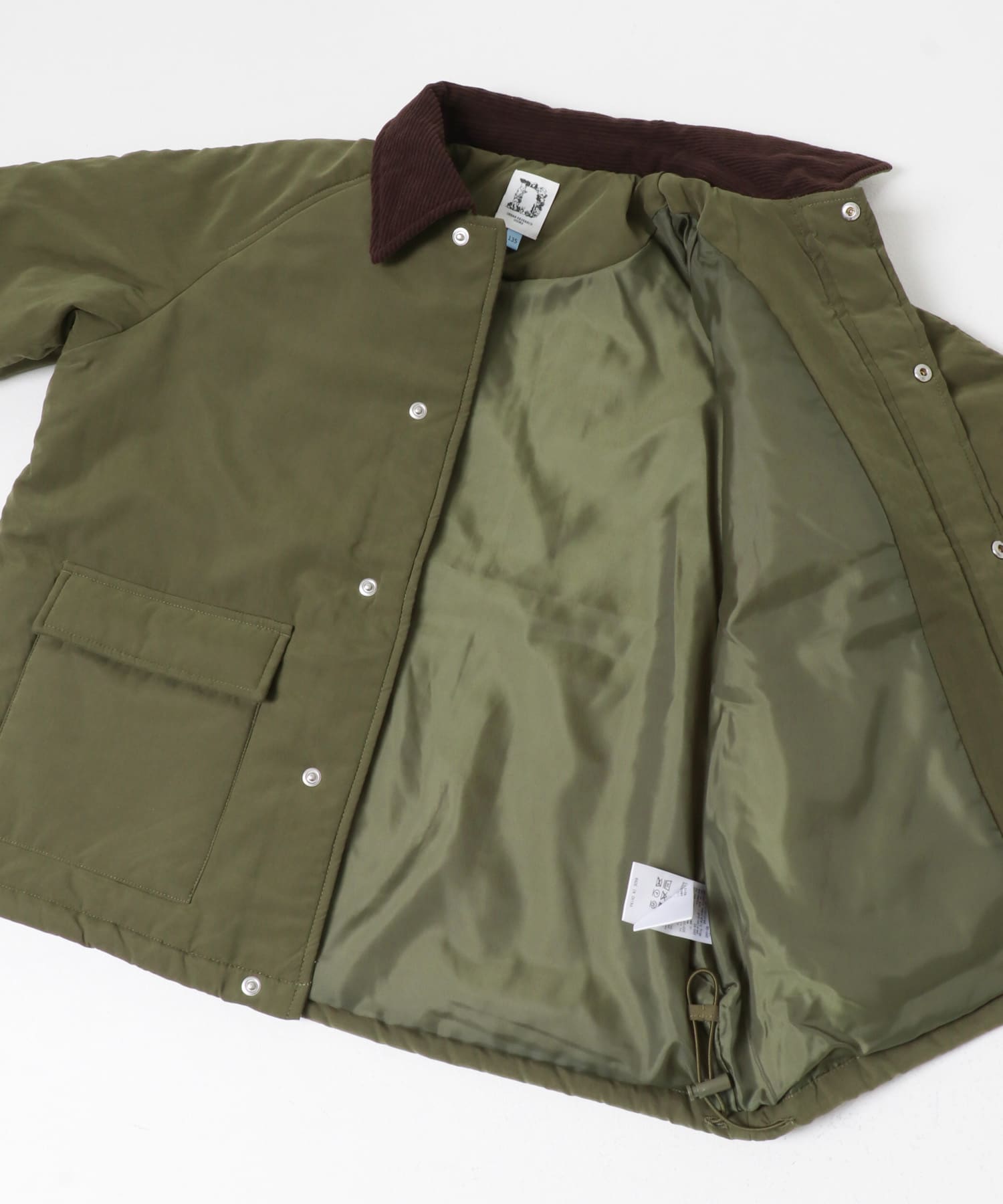パデッドコーチジャケット(KIDS) KHAKI 120(115-125)