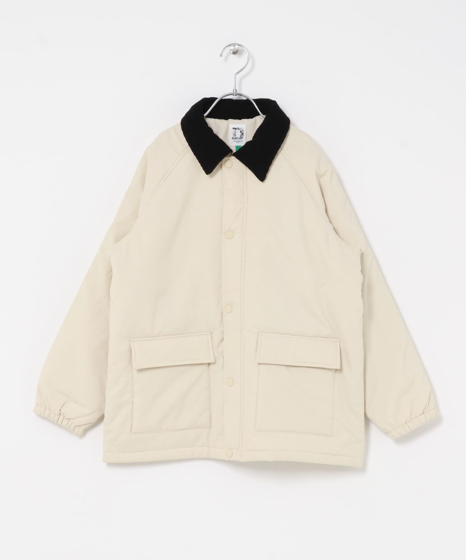 『150サイズ』パデッドコーチジャケット(KIDS) IVORY 150(145-155)