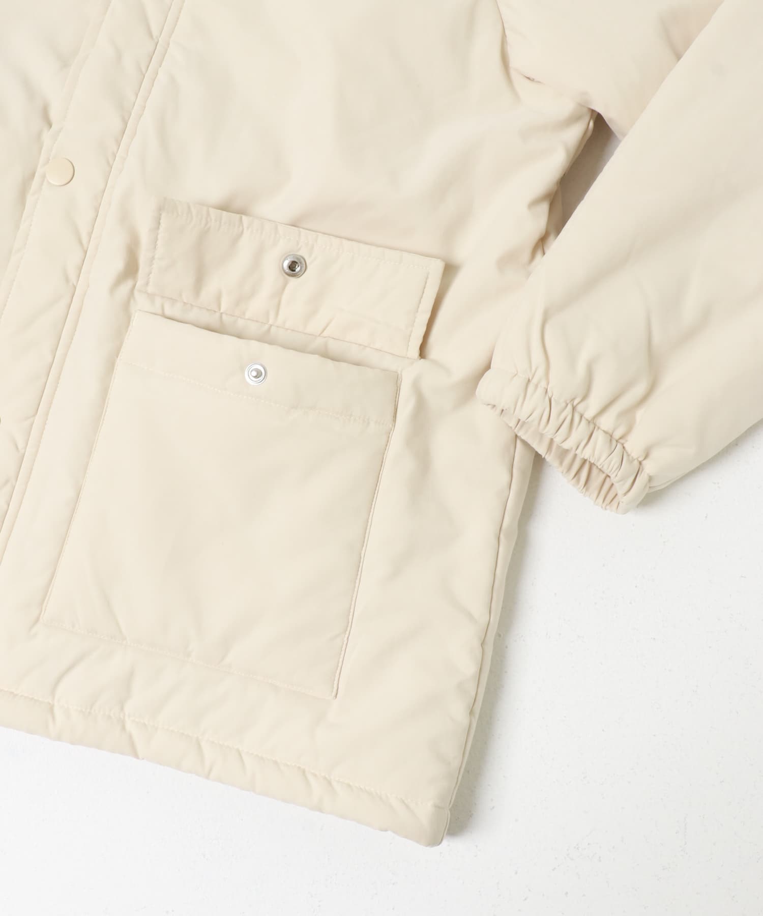 『150サイズ』パデッドコーチジャケット(KIDS) IVORY 150(145-155)
