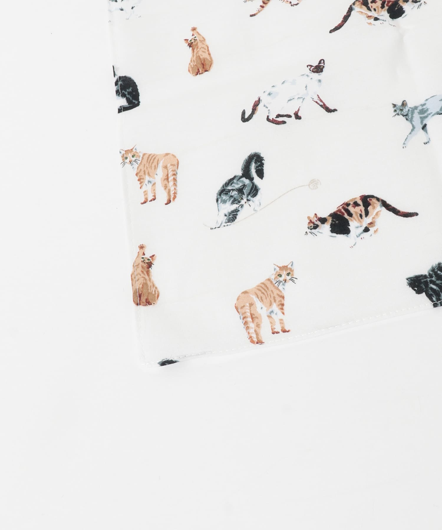 CINQ　CINQハンカチ ネコ ネコ -