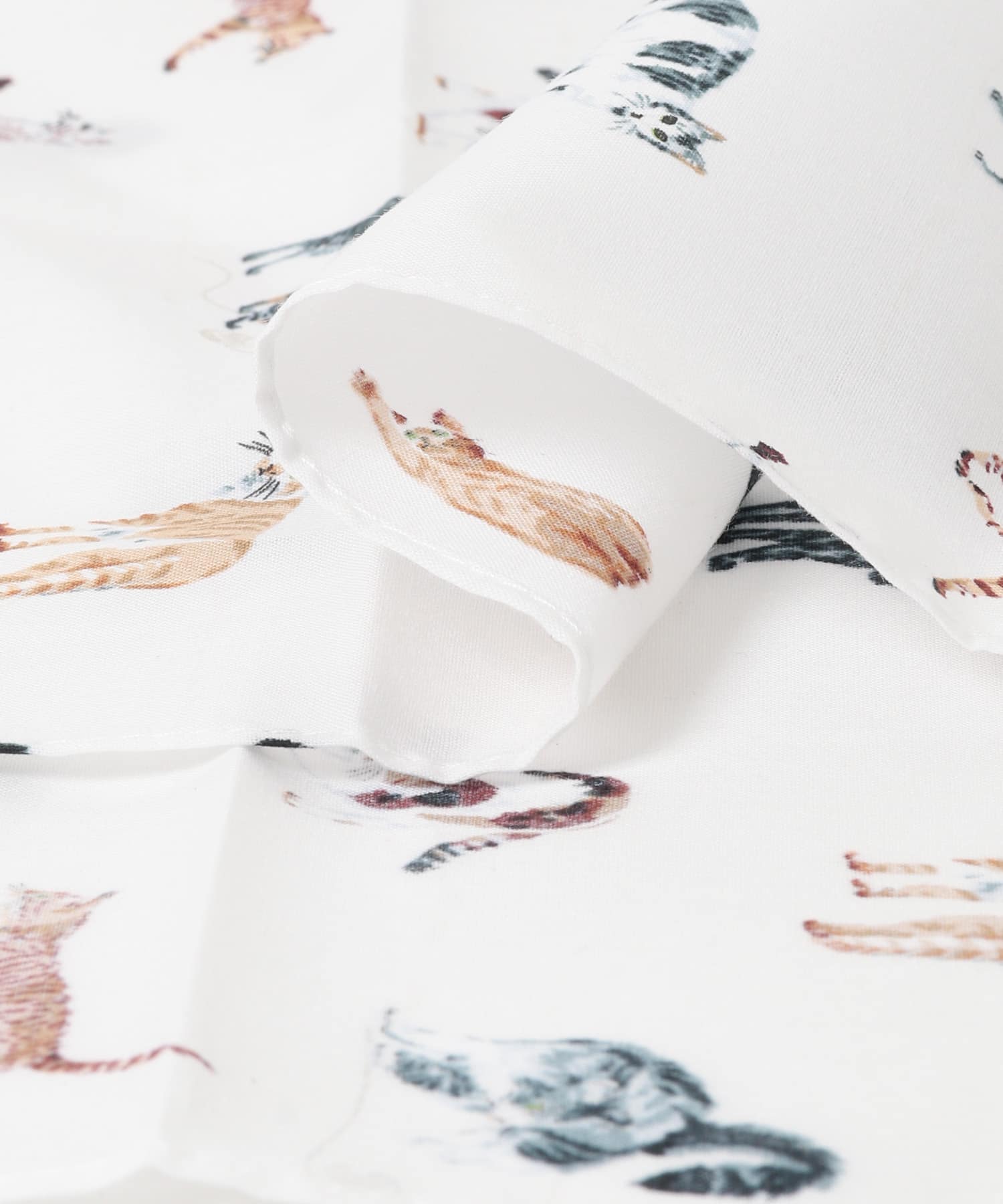 CINQ　CINQハンカチ ネコ ネコ -