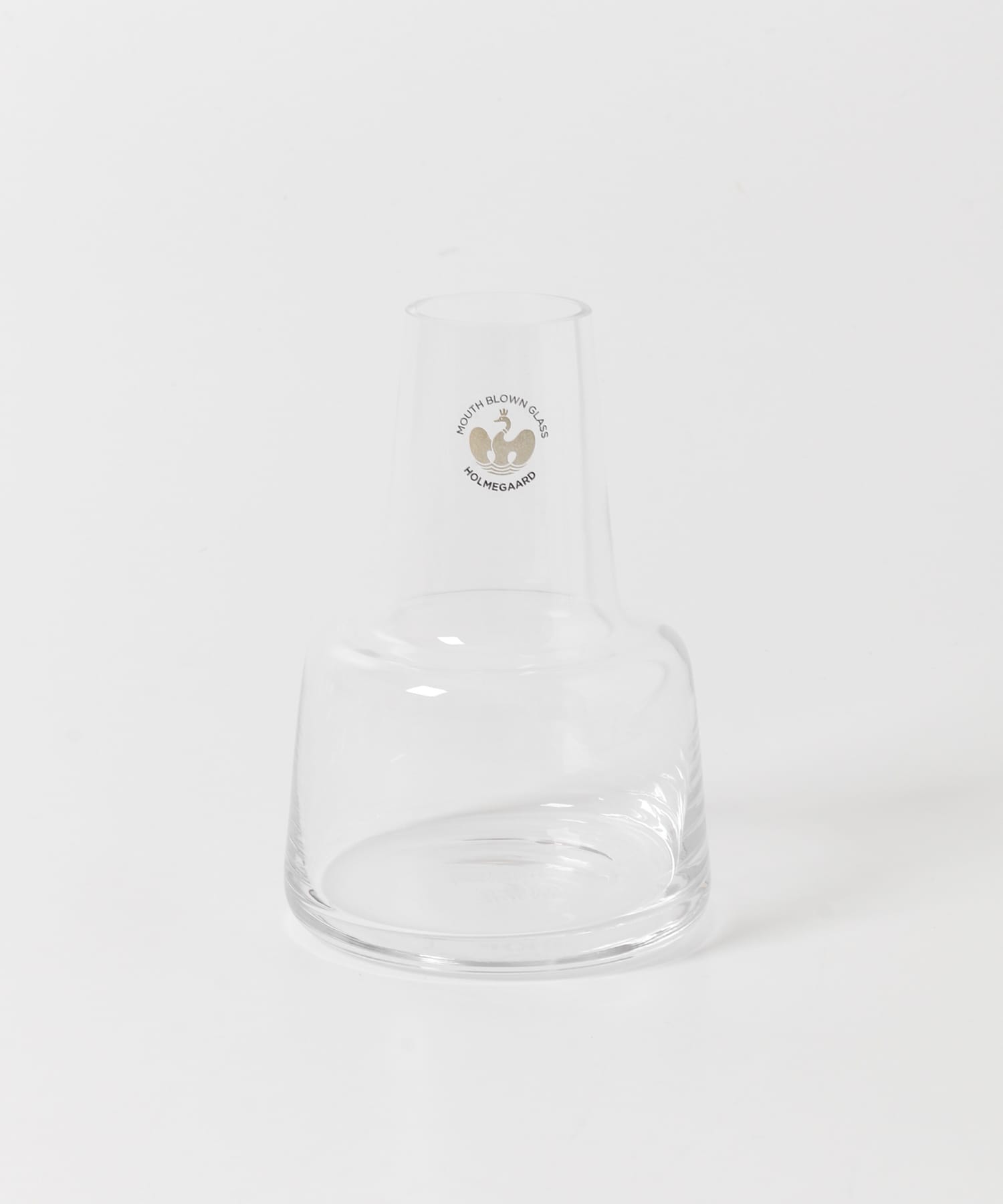 HOLMEGAARD　Flora vase H12cm medium neck clear -