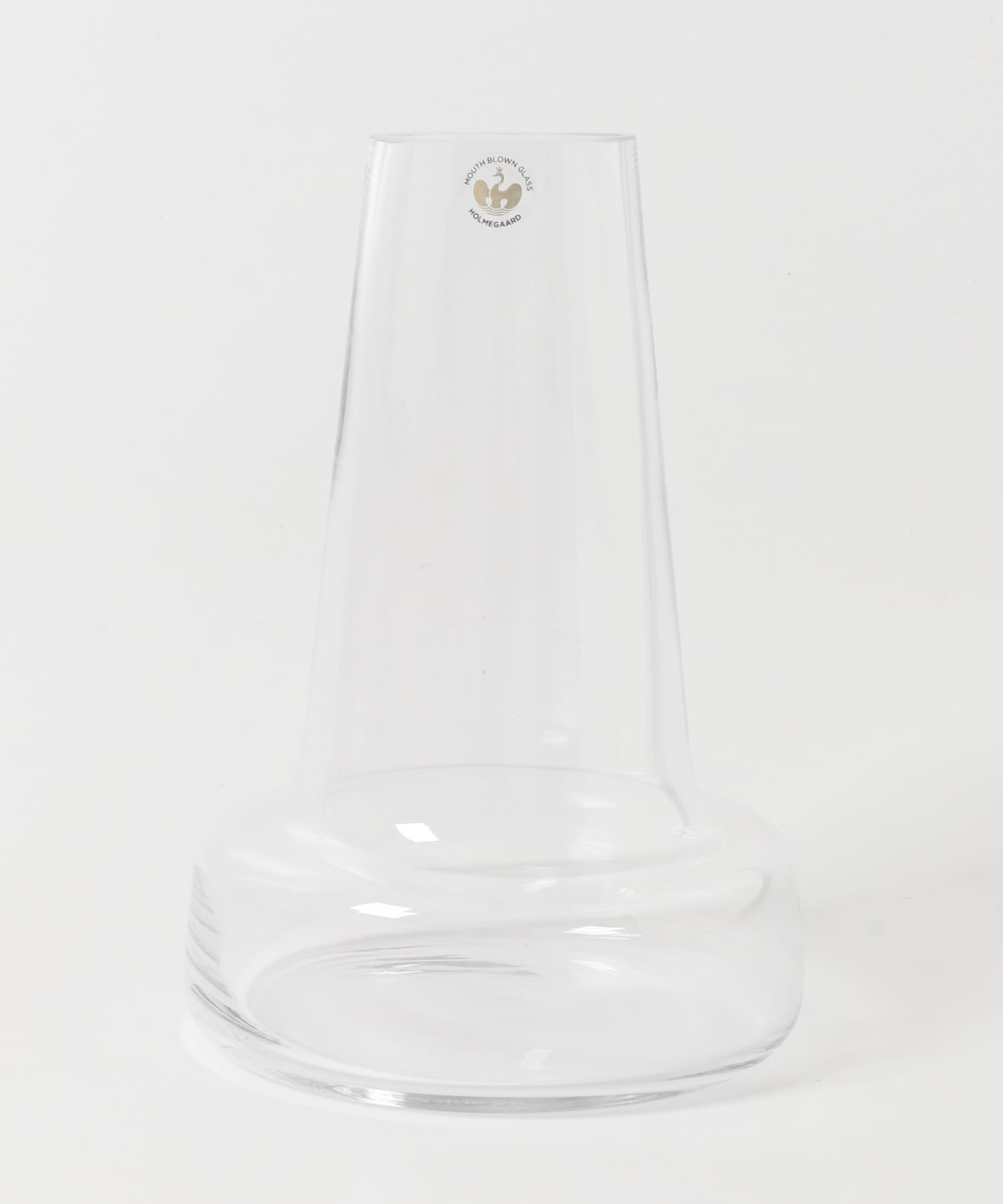 HOLMEGAARD　Flora vase H24cm long neck clear -