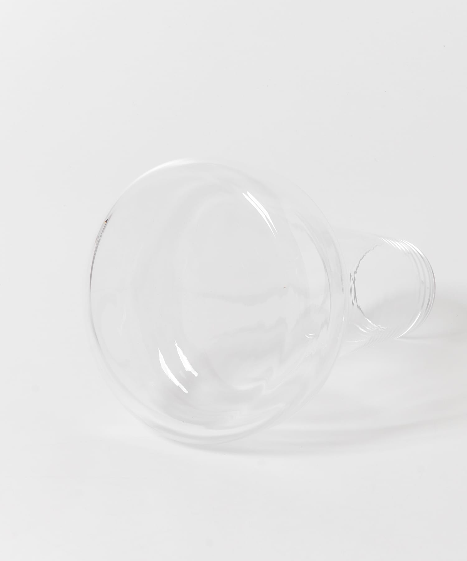 HOLMEGAARD　Flora vase H24cm long neck clear -