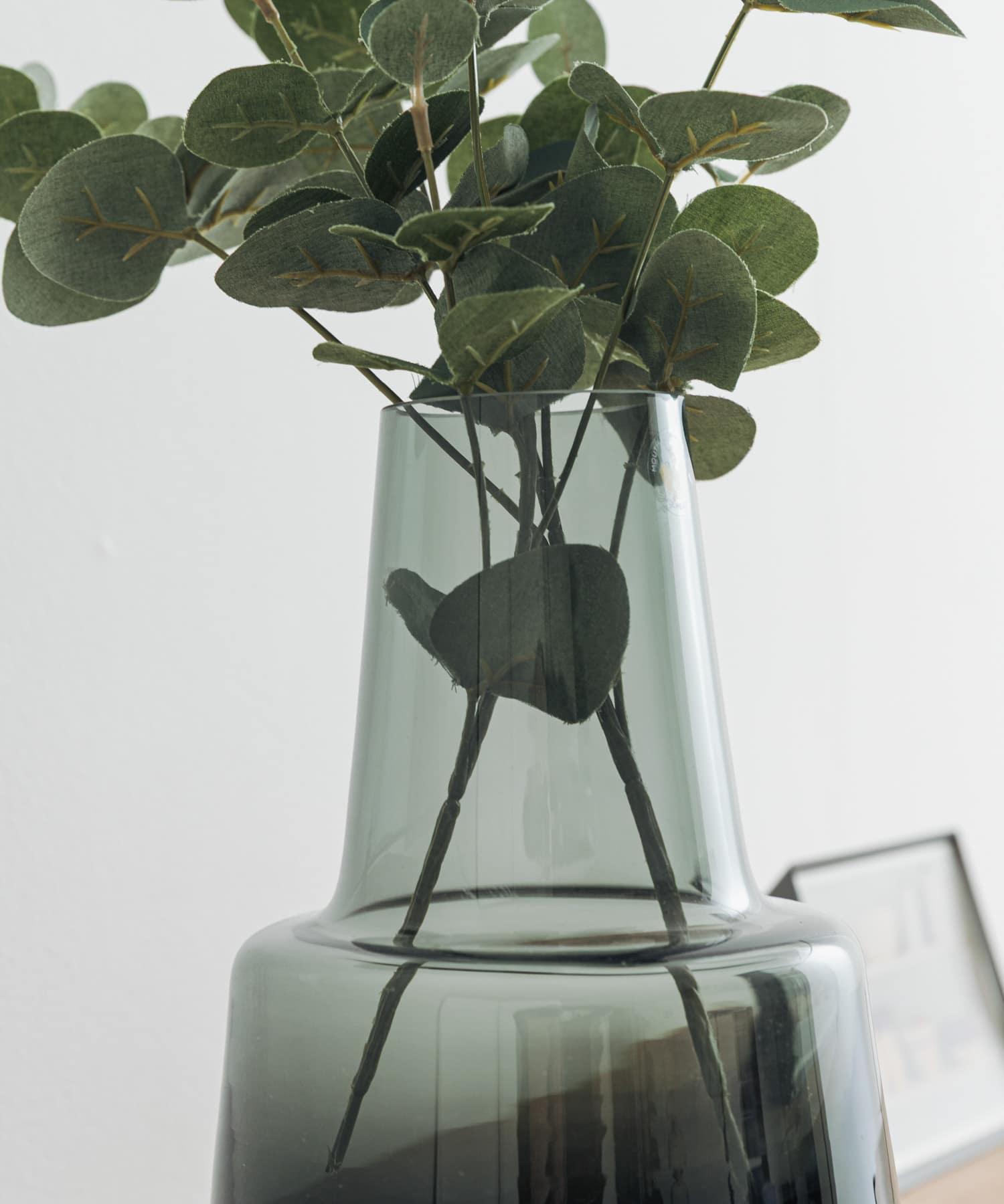HOLMEGAARD Flora vase H24cm medium neck(- smoke): インテリア