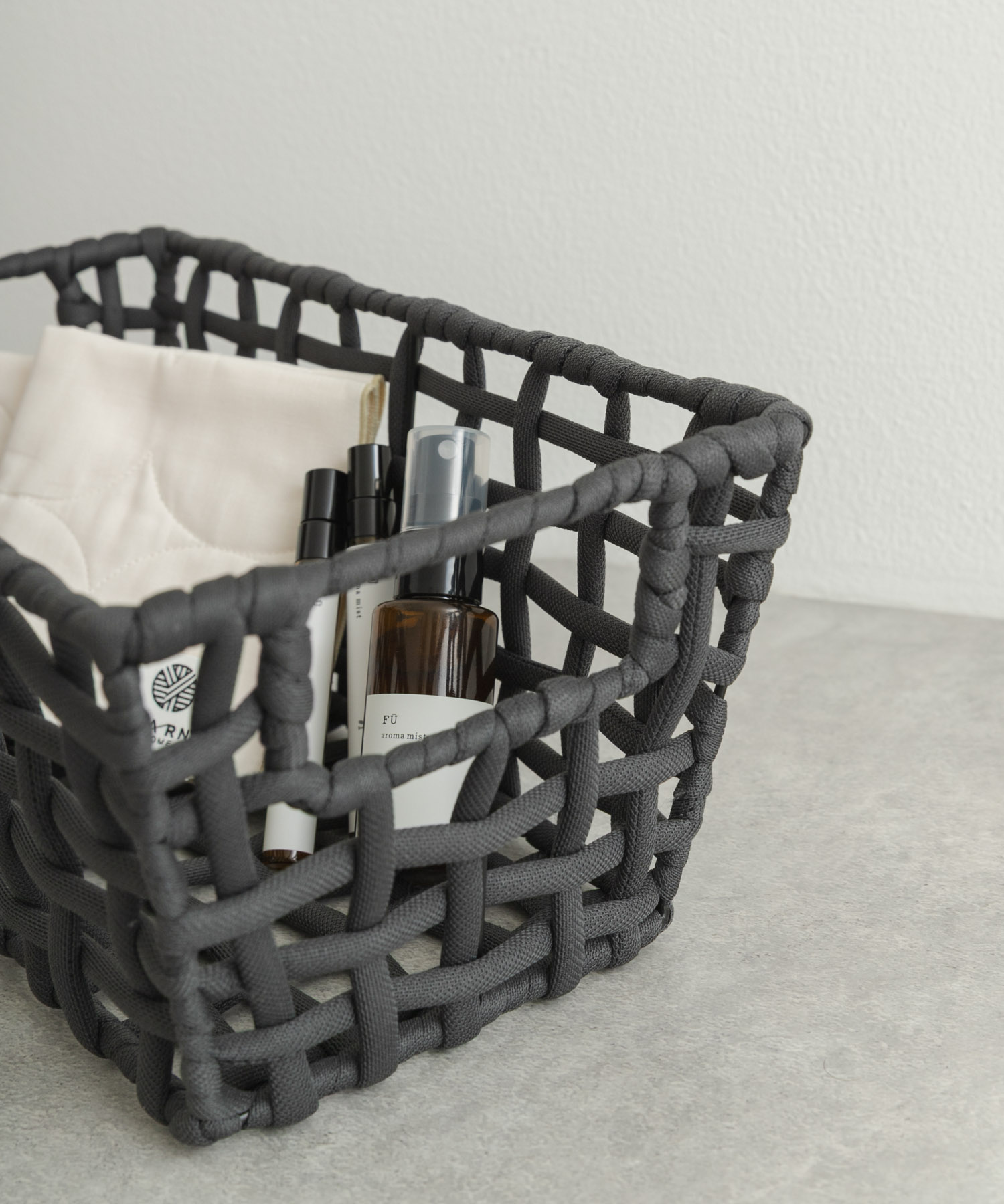 BRID　ROUGH KNIT BASKET SLIM S GY S