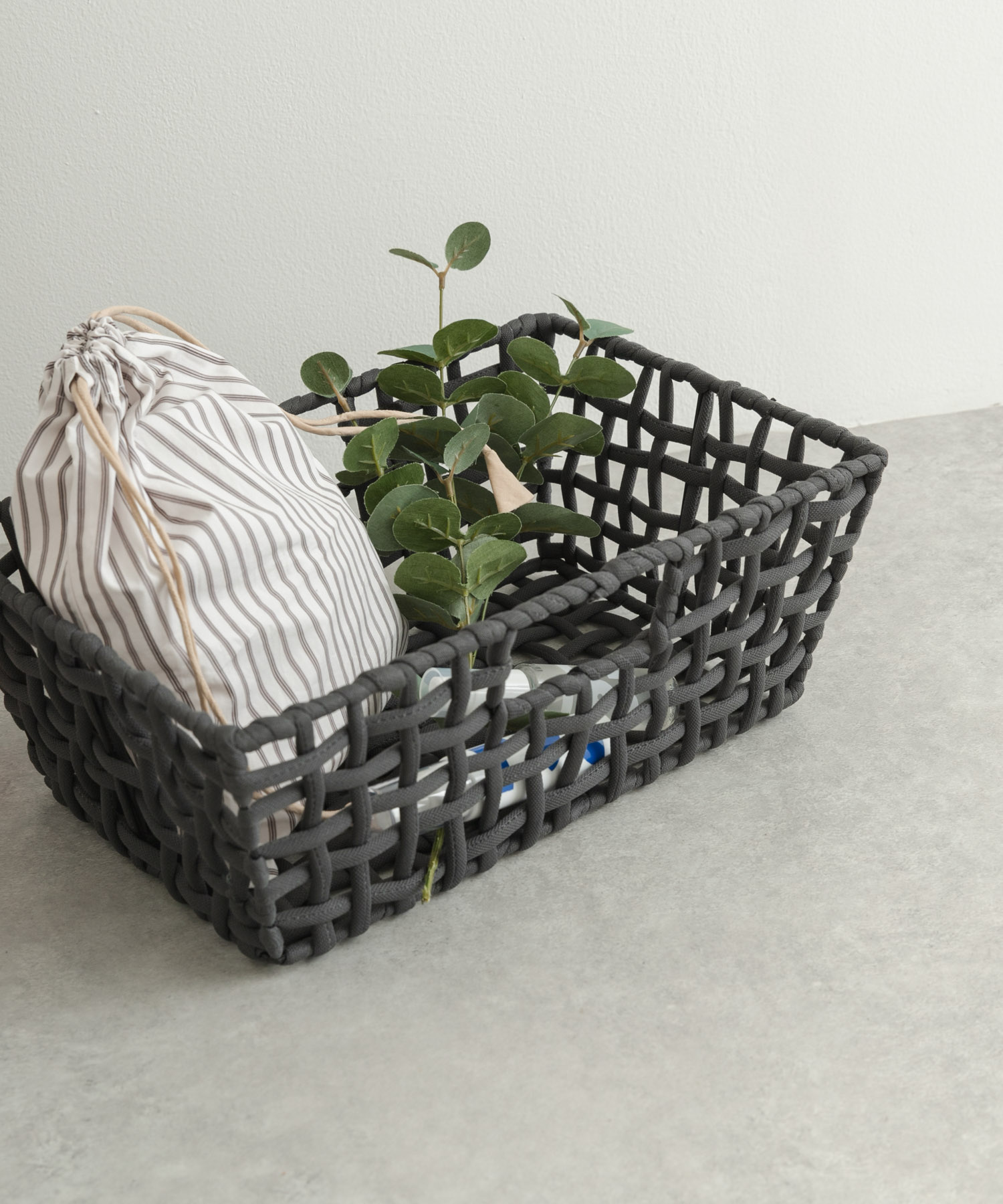 BRID　ROUGH KNIT BASKET WIDE S GY S