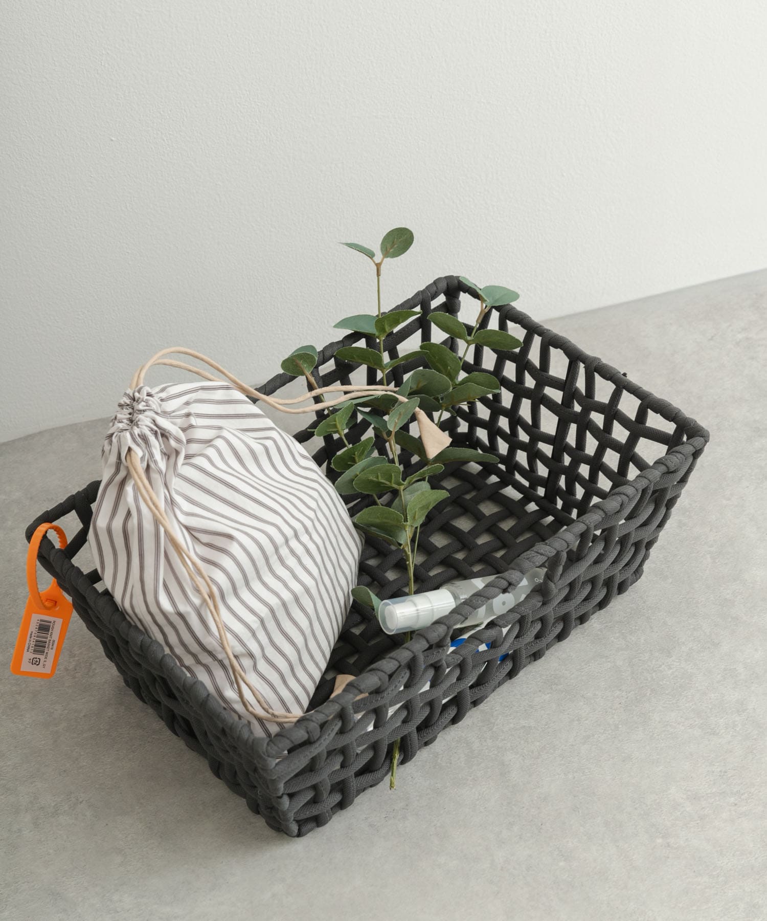 BRID　ROUGH KNIT BASKET WIDE S GY S