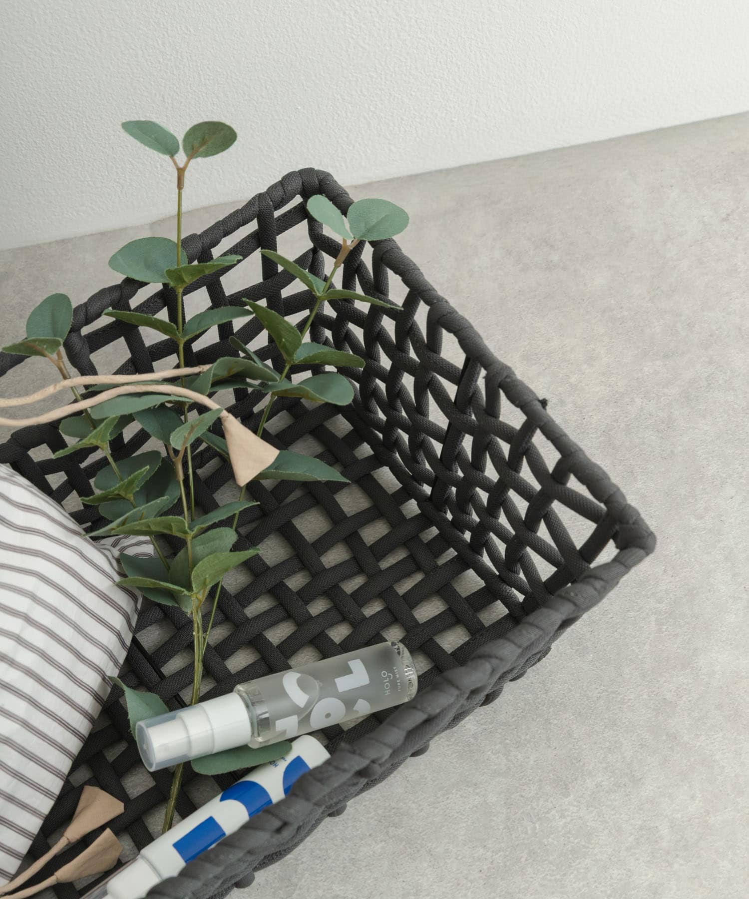 BRID　ROUGH KNIT BASKET WIDE S GY S