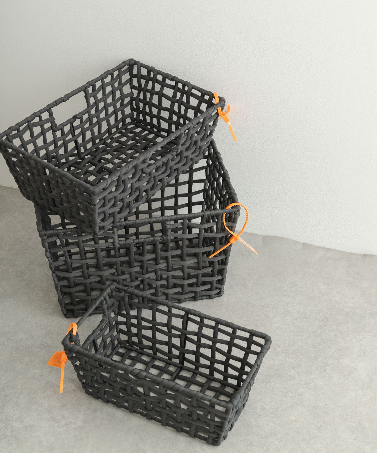 BRID　ROUGH KNIT BASKET WIDE S GY S