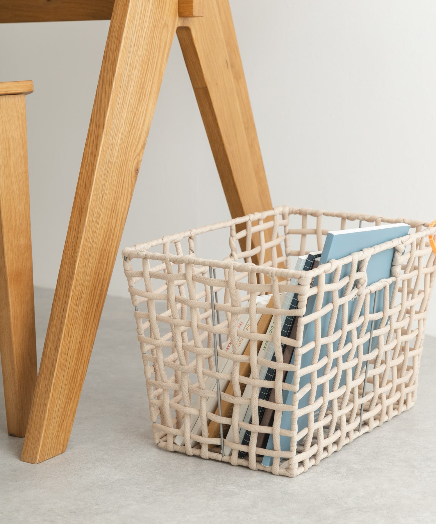 BRID　ROUGH KNIT BASKET WIDE L BE L