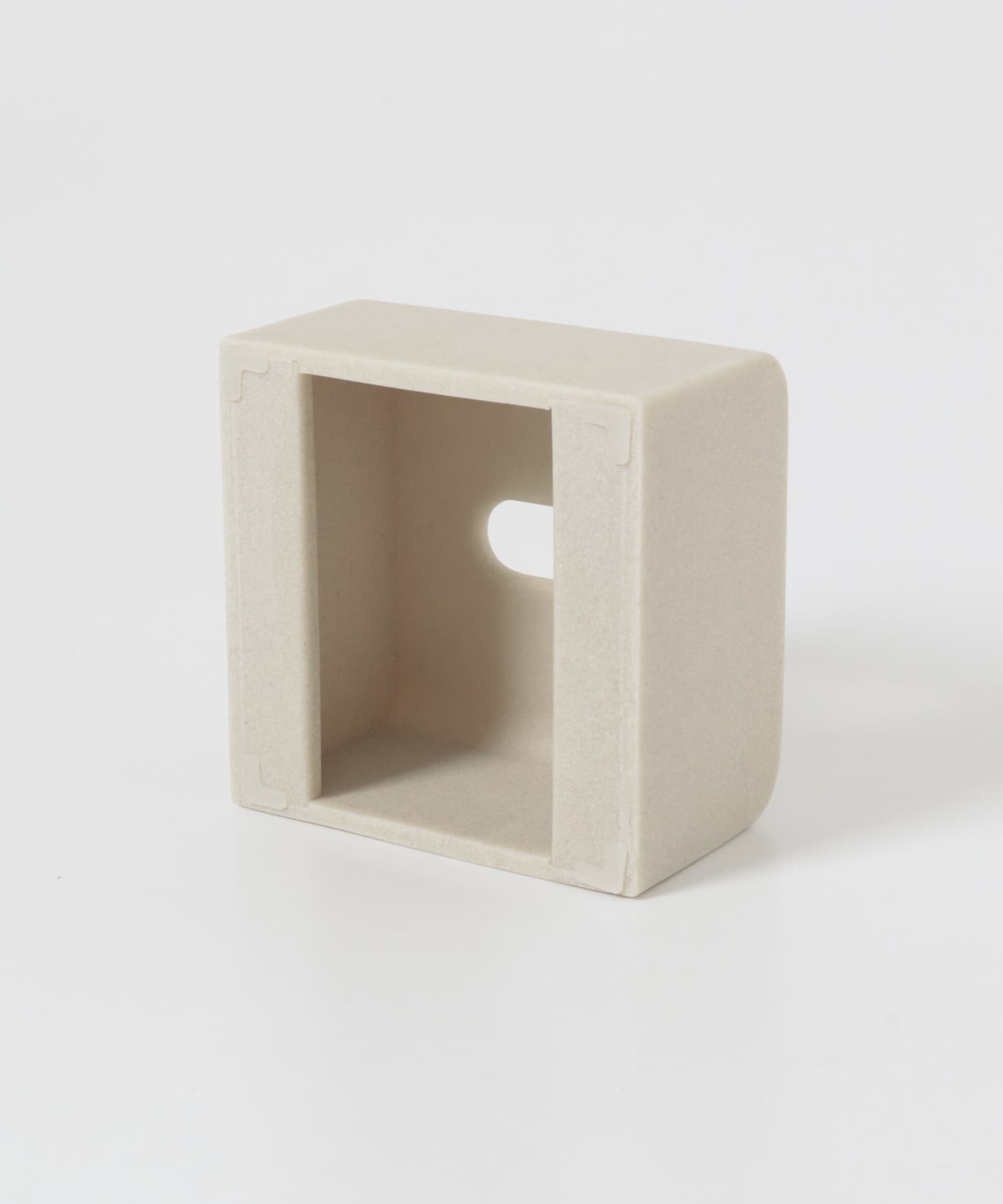 ideaco　Tissue Case SP half sand white -