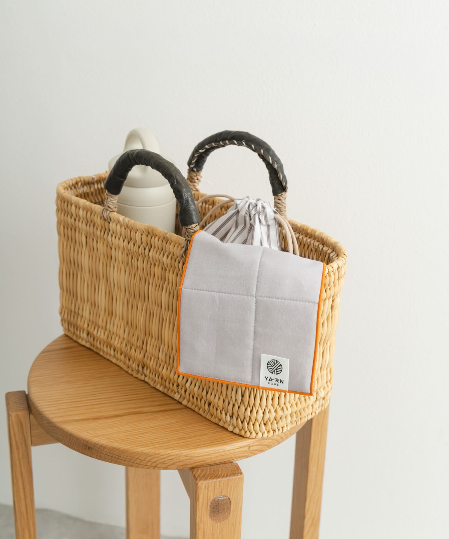 YARN HOME　UKIHA ハンカチ ハーフ Drizzle -