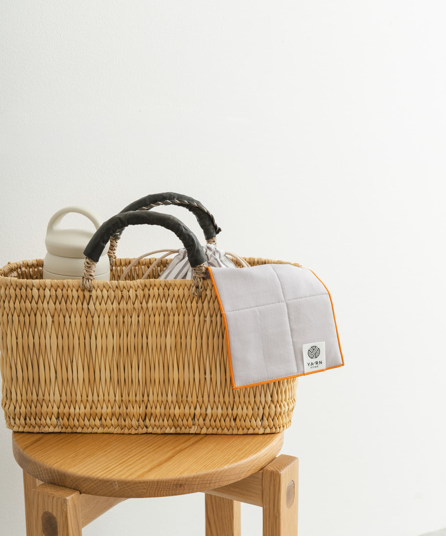 YARN HOME　UKIHA ハンカチ ハーフ Drizzle -