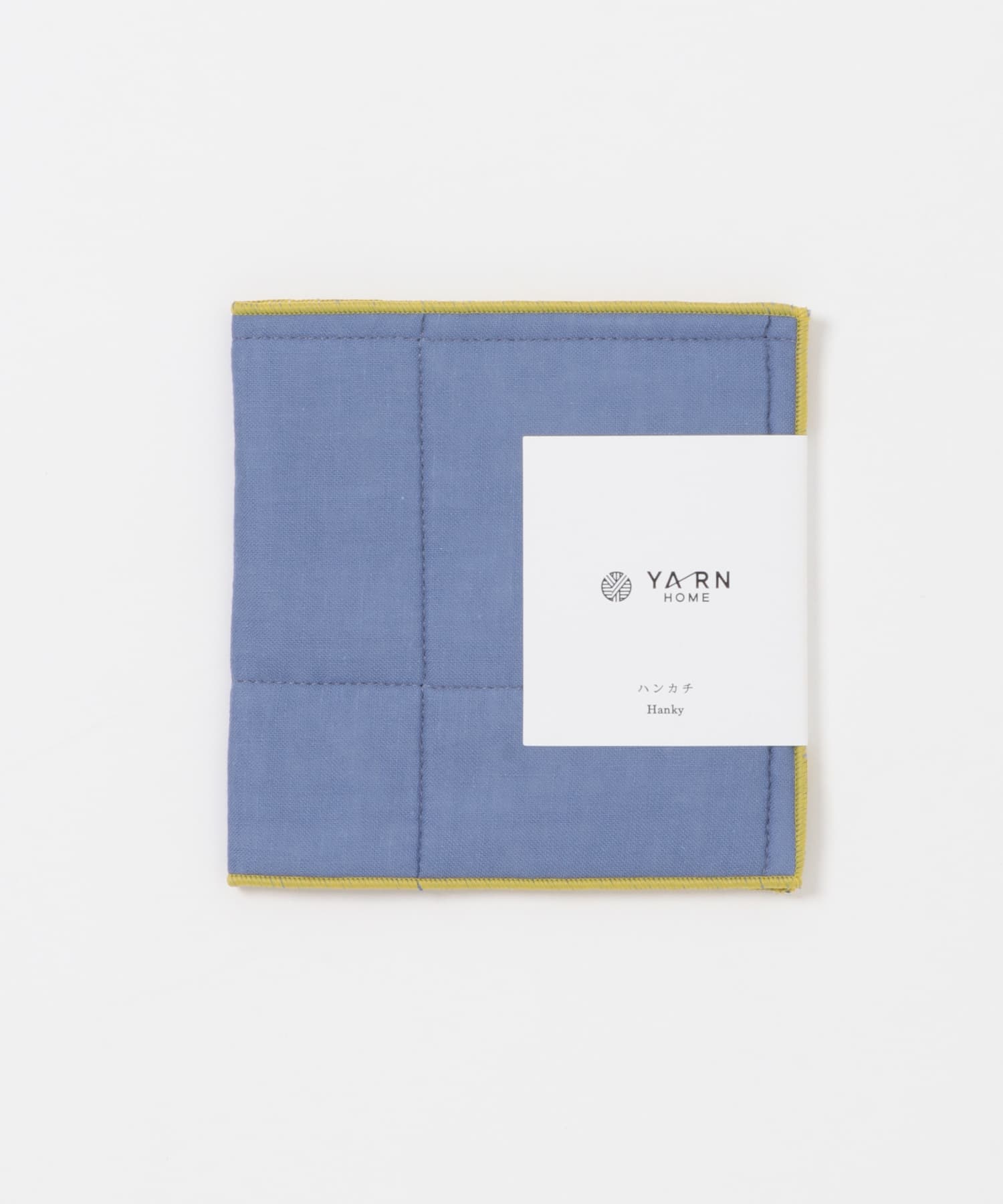 YARN HOME　UKIHA ハンカチ ハーフ Indigo -