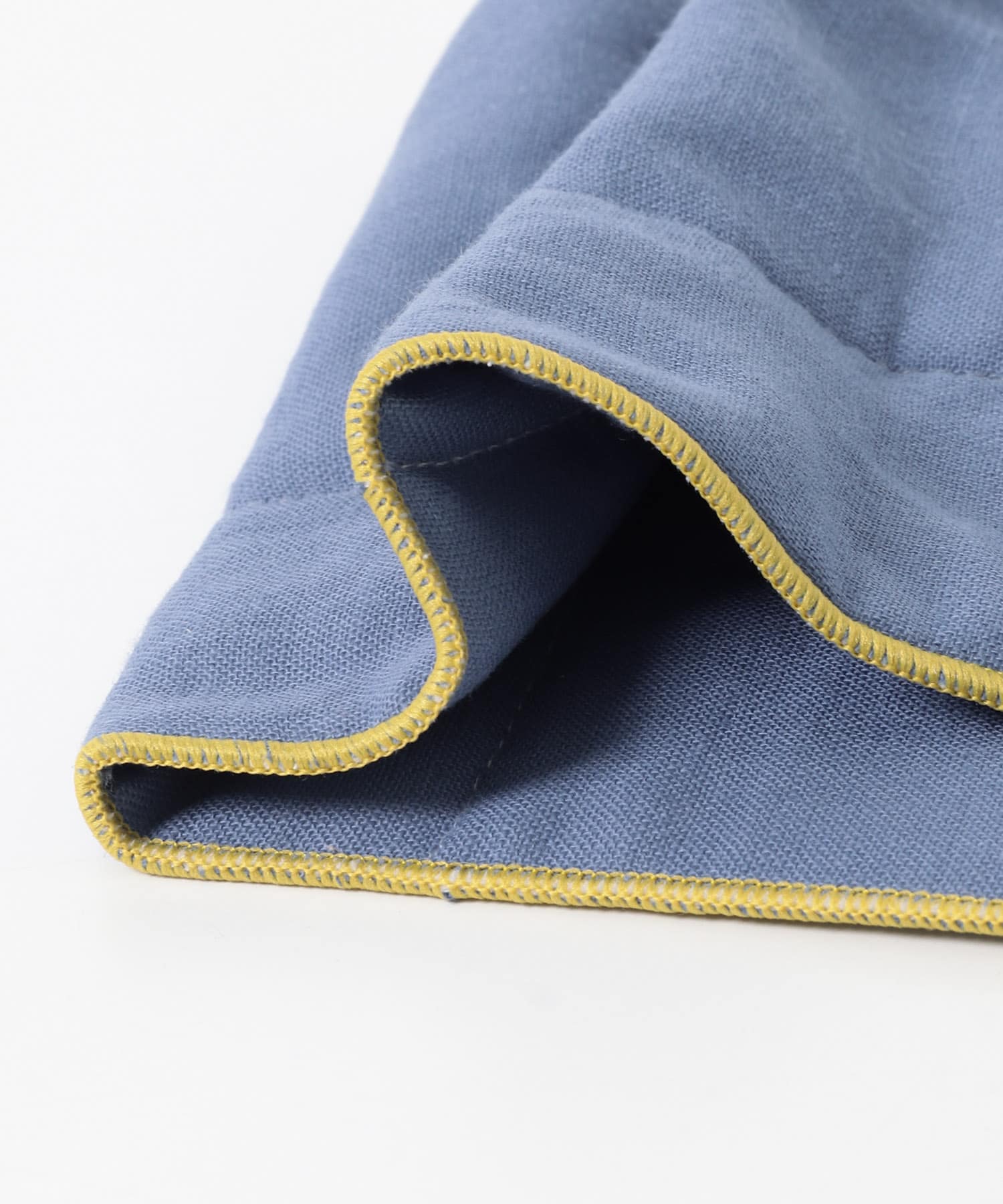 YARN HOME　UKIHA ハンカチ ハーフ Indigo -