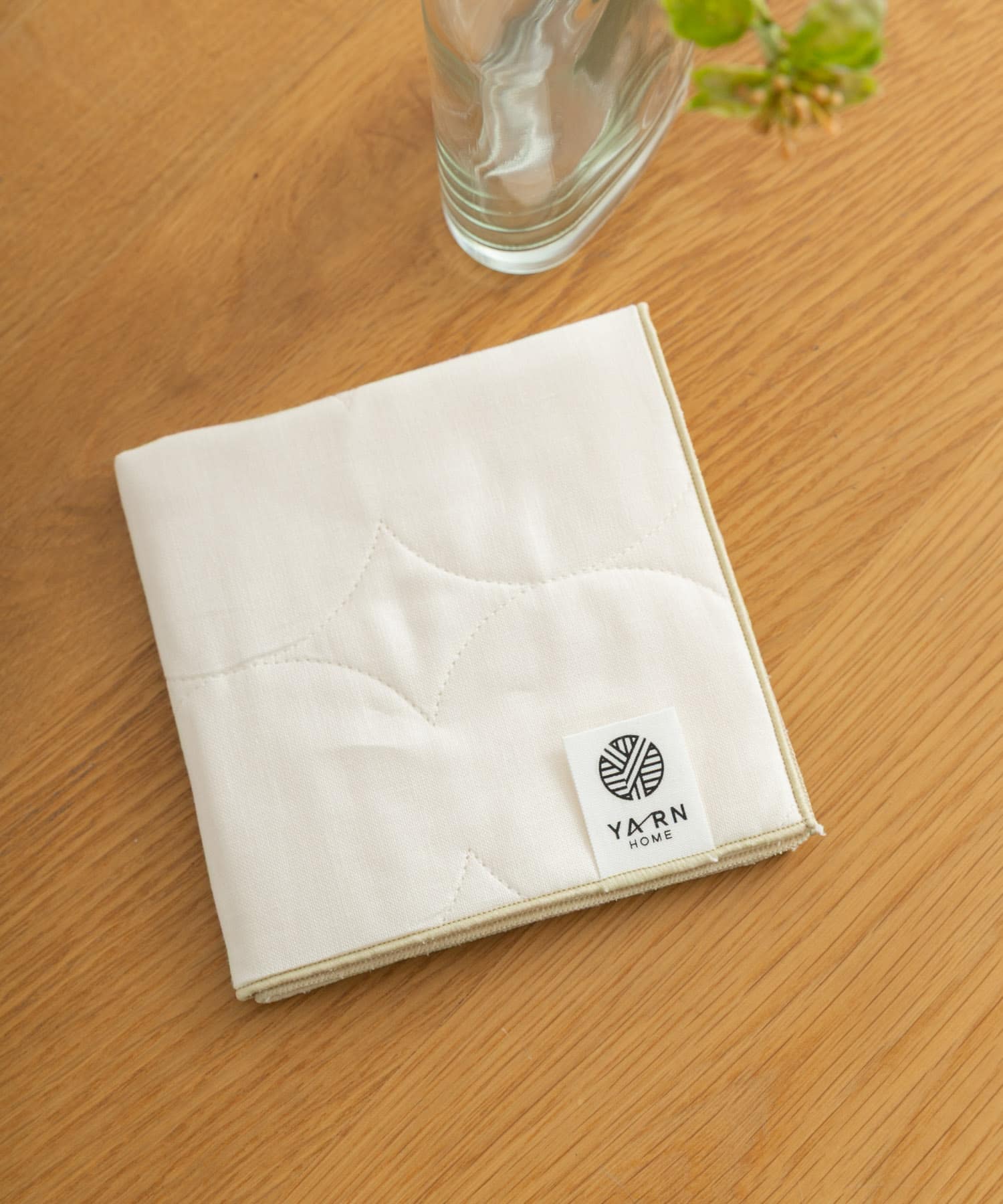 YARN HOME　ハンカチ Tea -