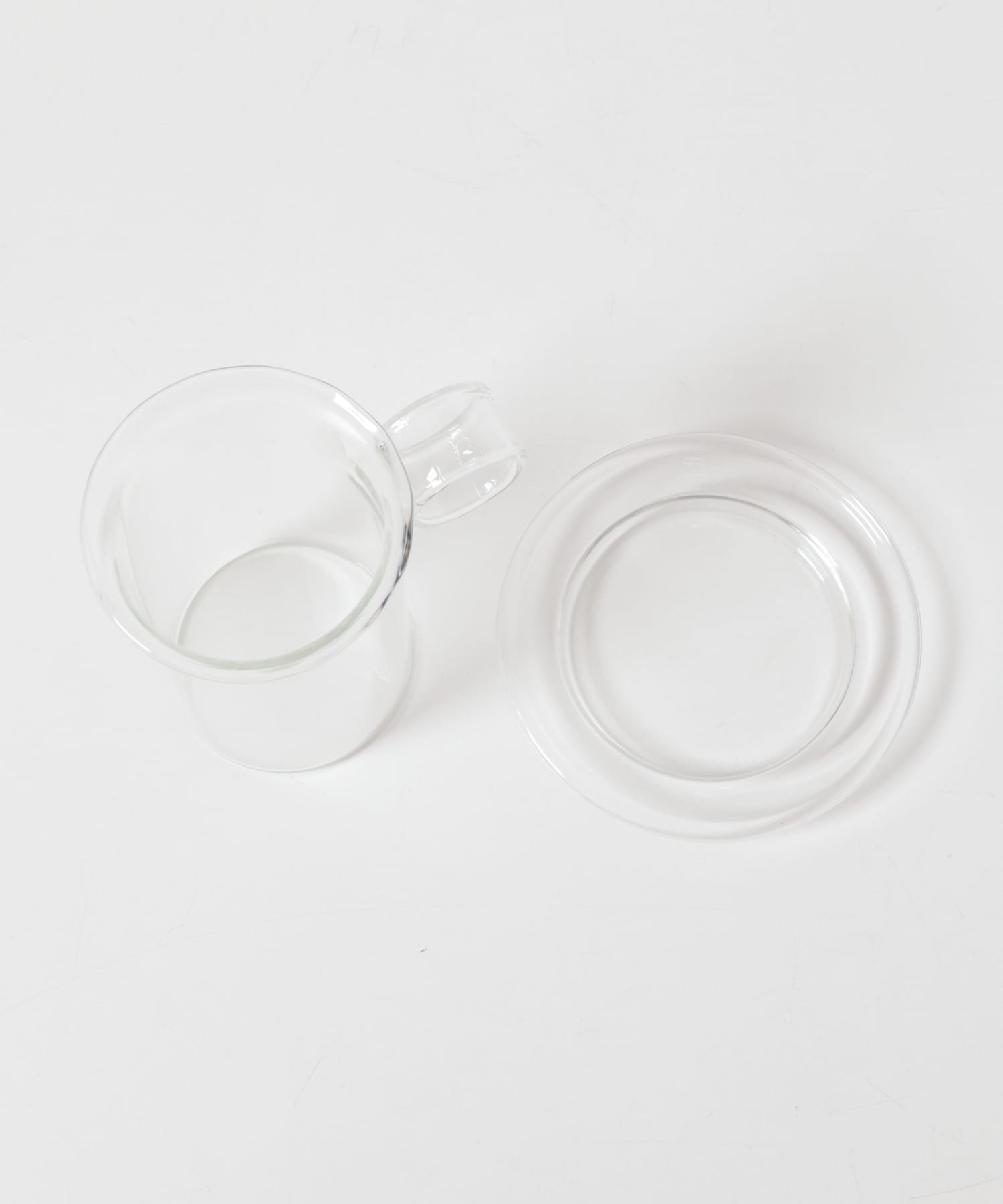 AXCIS　LAPI カップ＆ソーサー トール クリア -
