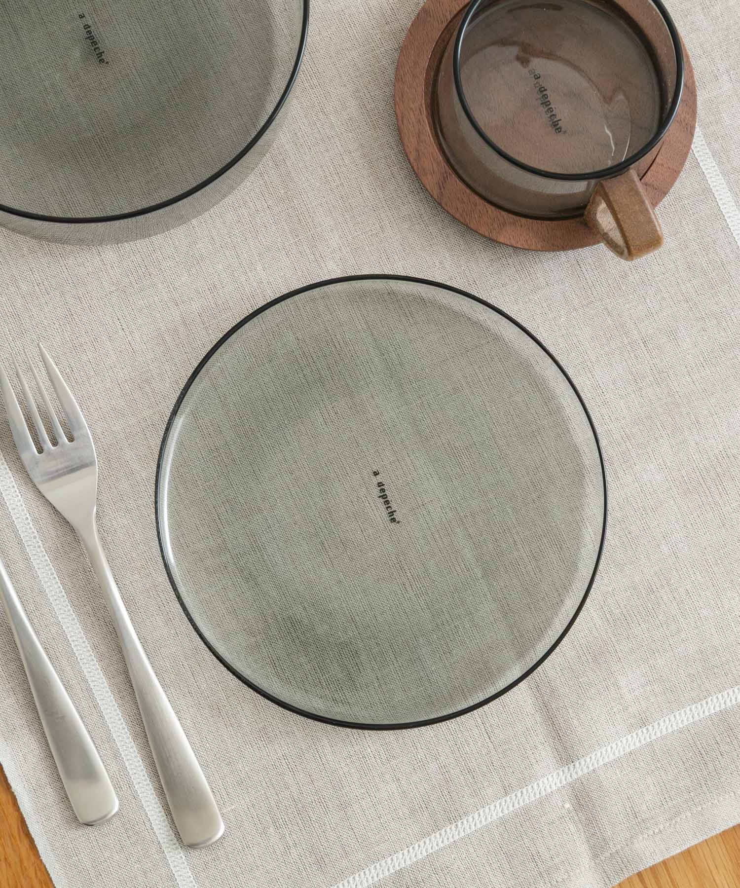 a.depeche　noon plate M GY