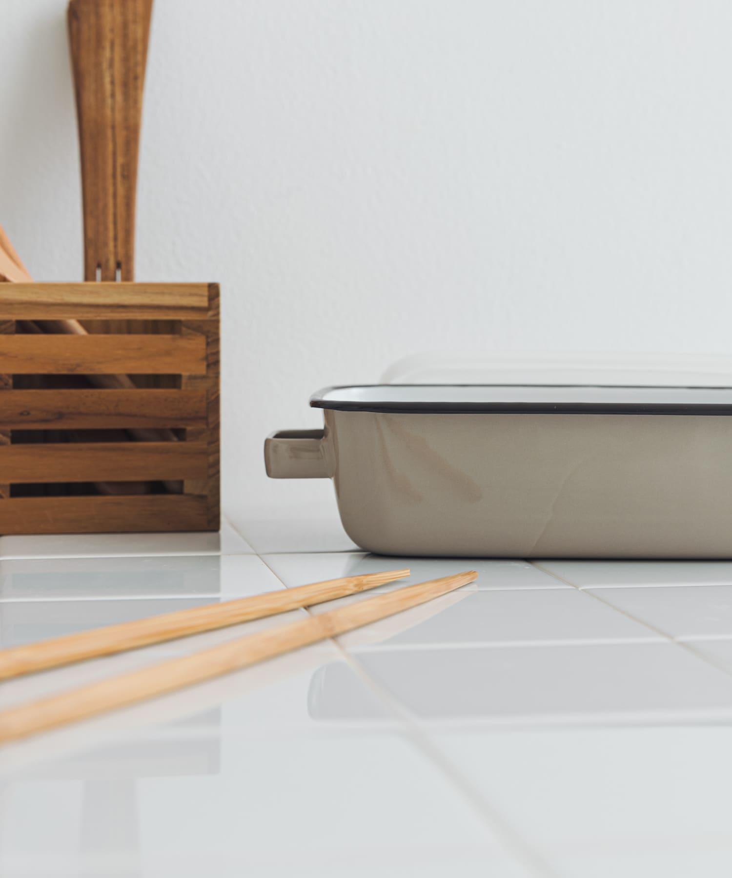 365methods　ホーローオーブンディッシュ レクタングル カフェオレ -