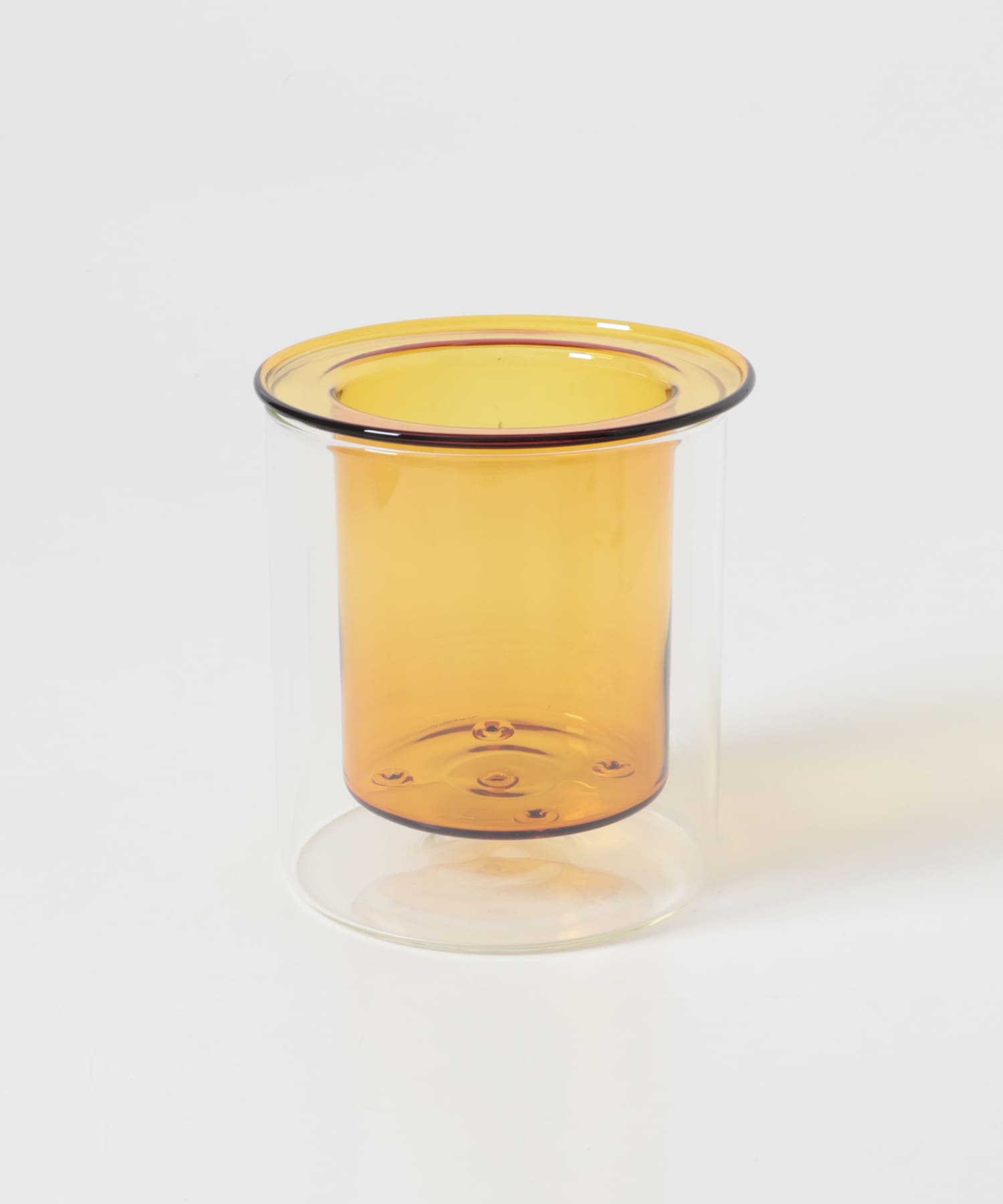 AXCIS　PINO ガラスプランター アンバー