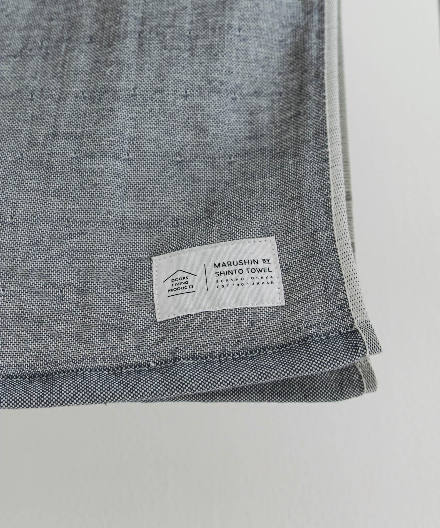 DOORS LIVING PRODUCTS ガーゼパイル フェイスタオル(- ウォームグレー