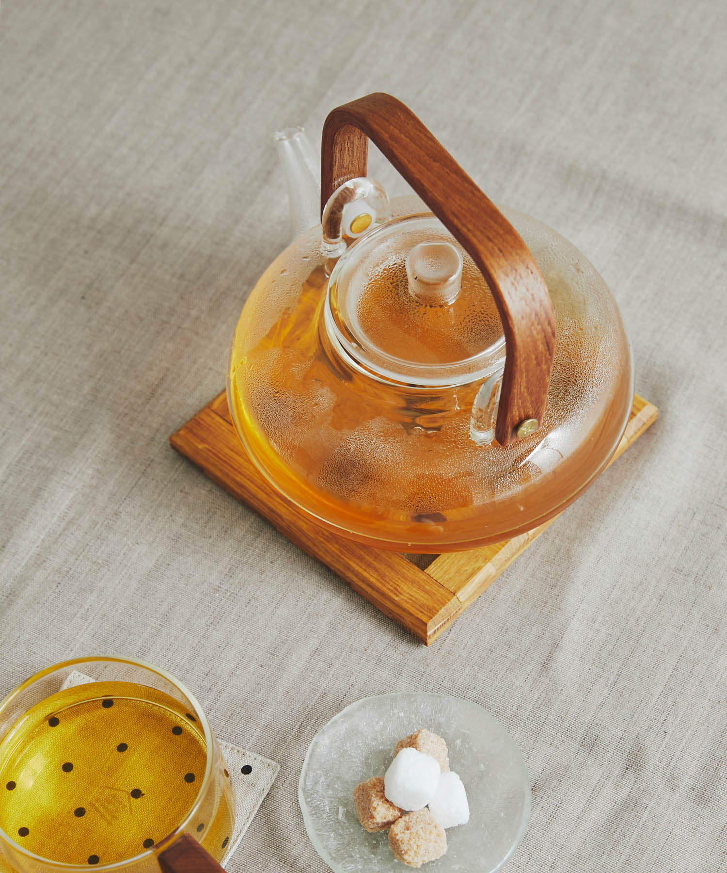 別注』a.depeche×DOORS LIVING PRODUCTS noon teapot roomy(- クリア