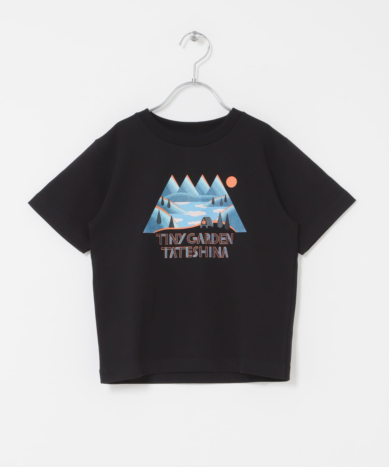 TGT イラストプリント Tシャツ(KIDS) BLACK 120