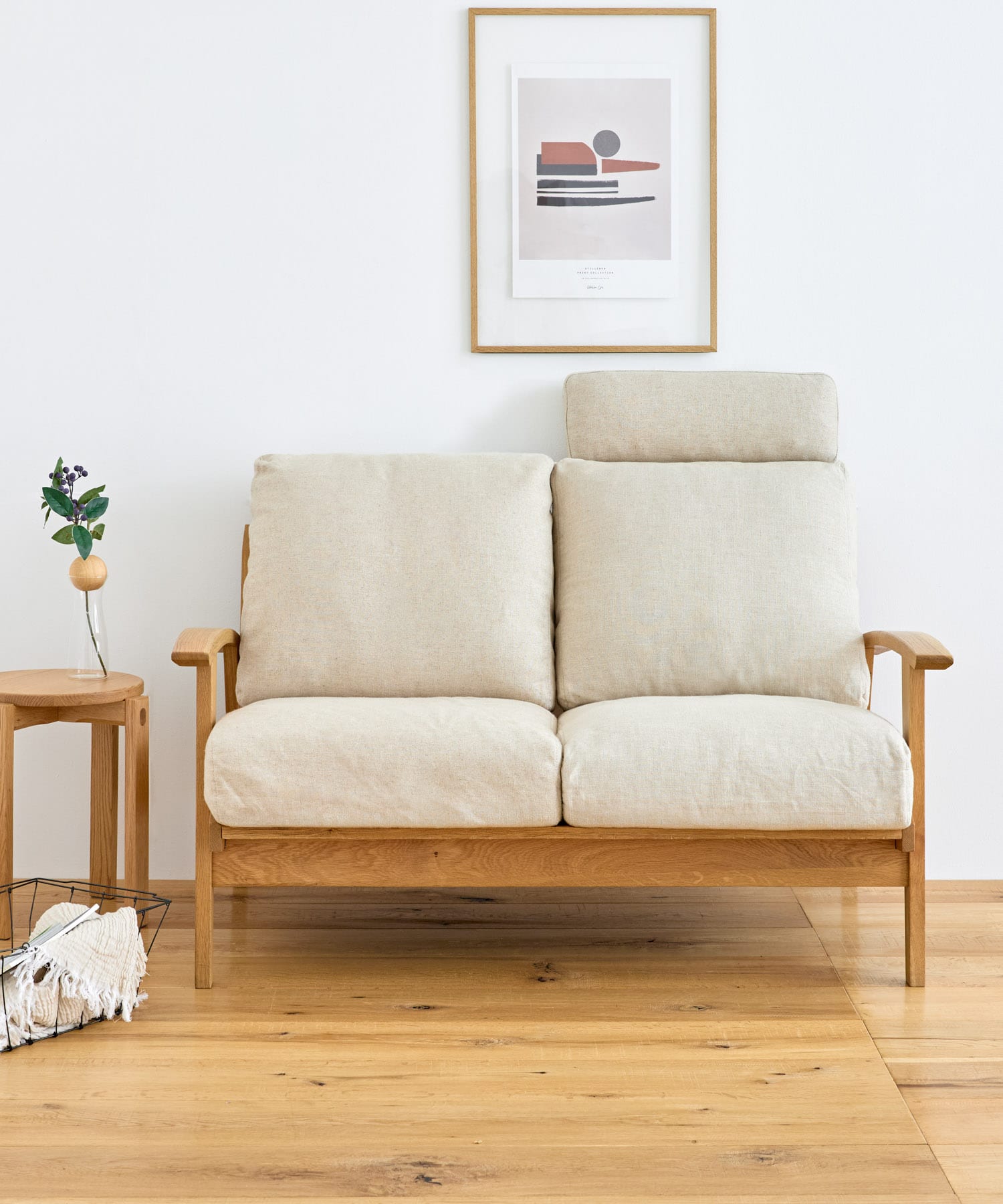 BOTHY　Headrest LINEN ベージュ -