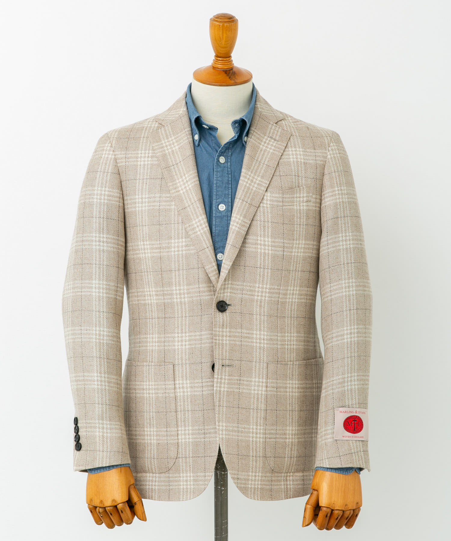 ATON WOOL TROPICAL TAILORED JACKET(4 303 T.GRAY): アウター｜URBAN