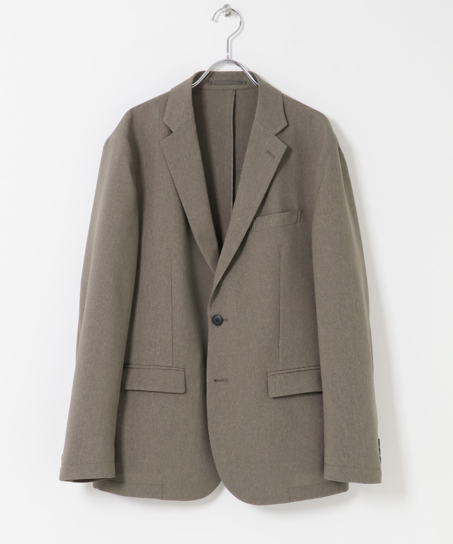 LIFE STYLE TAILOR　メランジストレッチジャケット