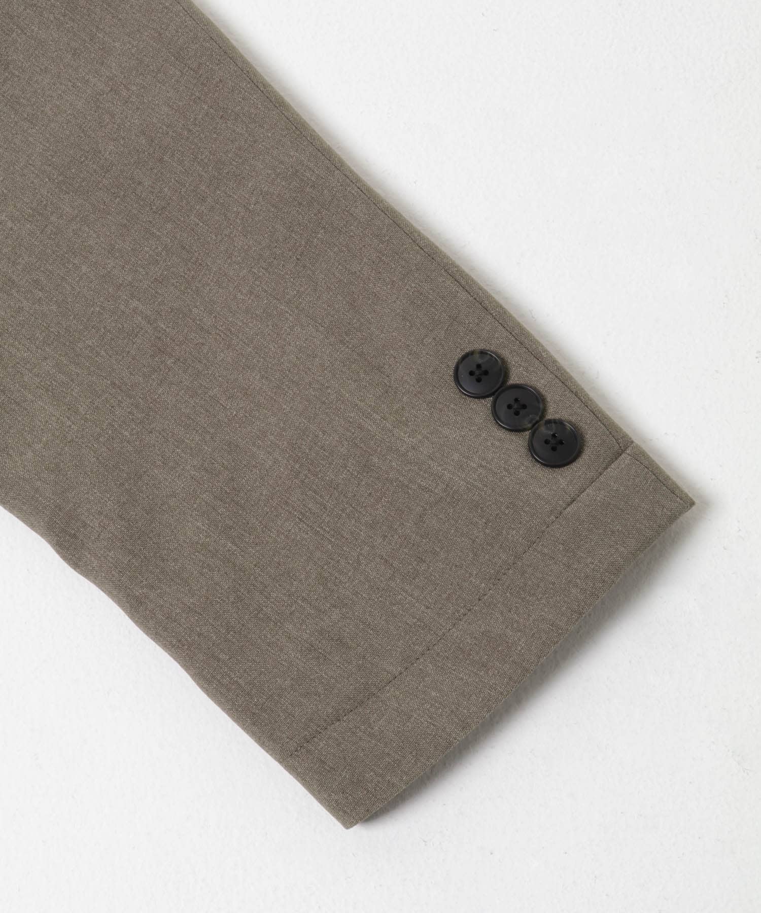 LIFE STYLE TAILOR　メランジストレッチジャケット TAUPE S