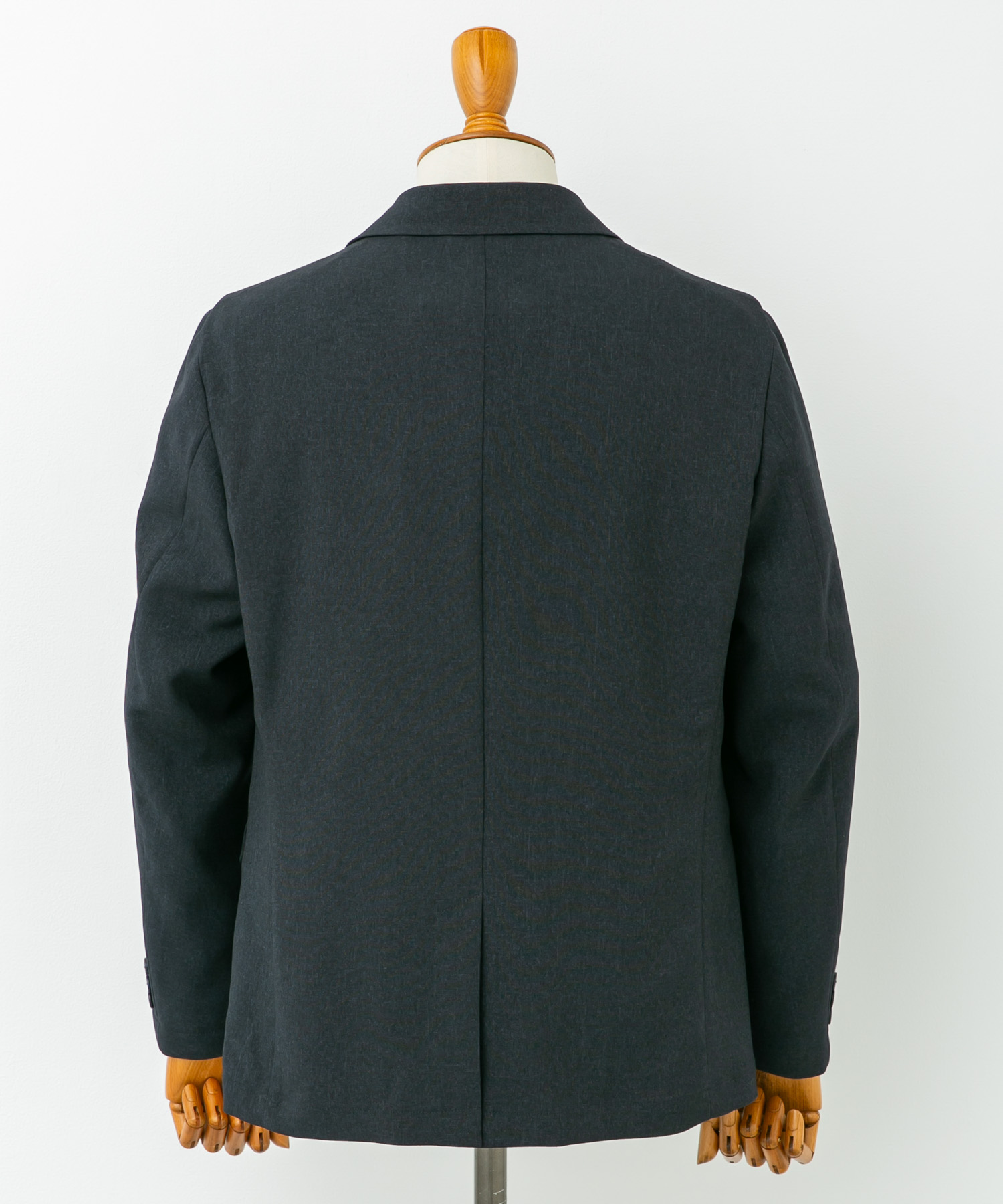 LIFE STYLE TAILOR　メランジストレッチジャケット NAVY M