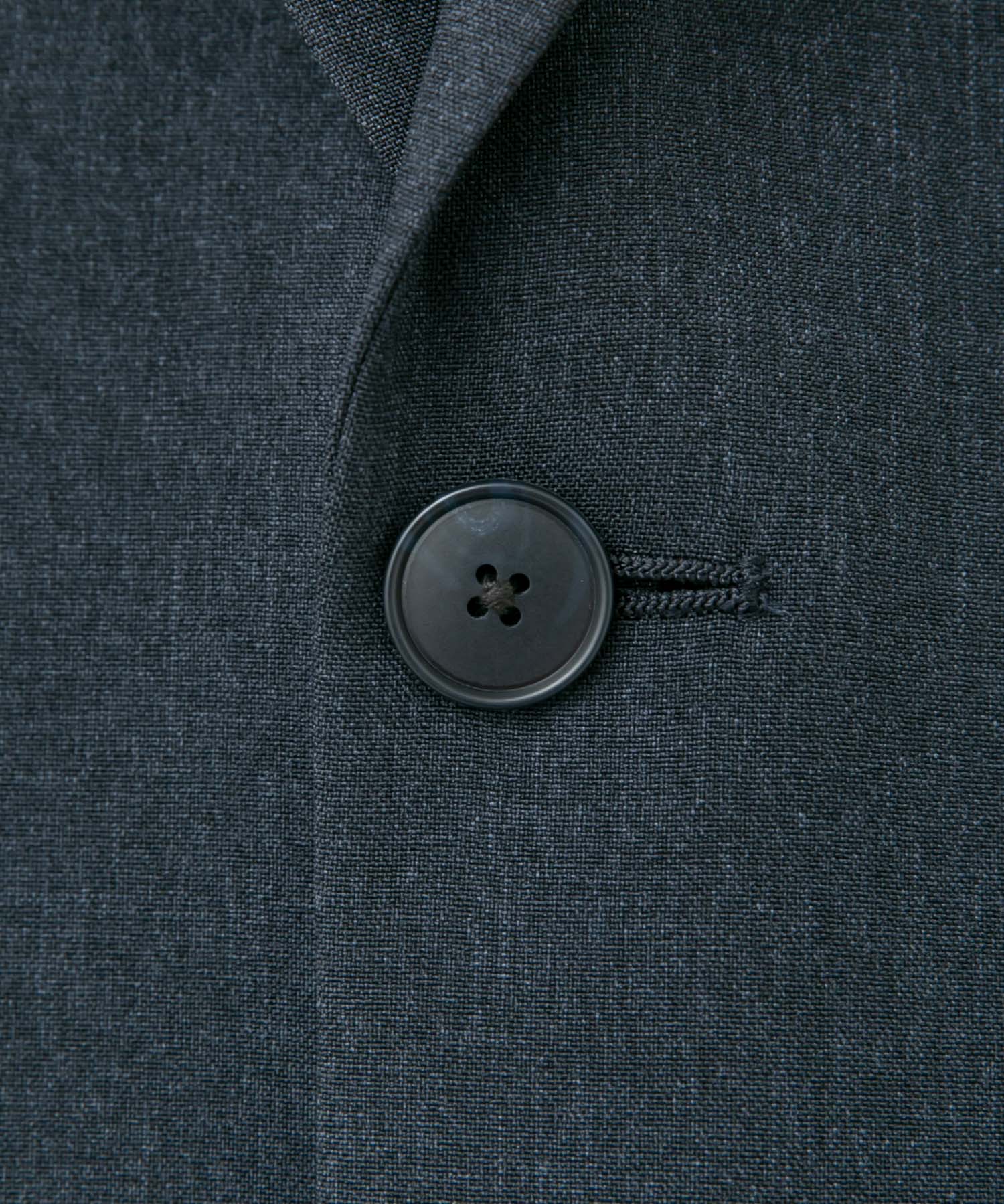 LIFE STYLE TAILOR　メランジストレッチジャケット NAVY M