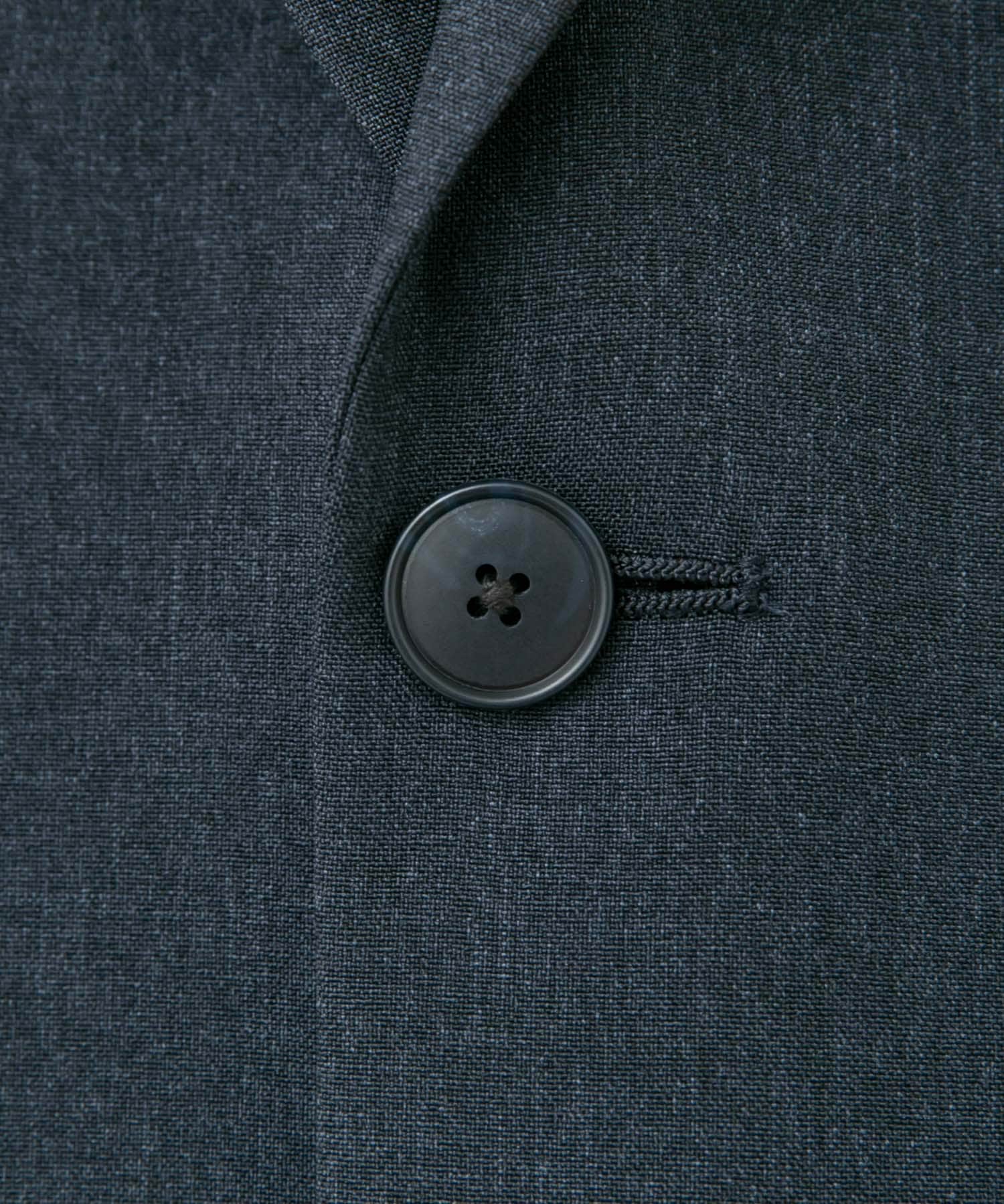 LIFE STYLE TAILOR　メランジストレッチジャケット NAVY M