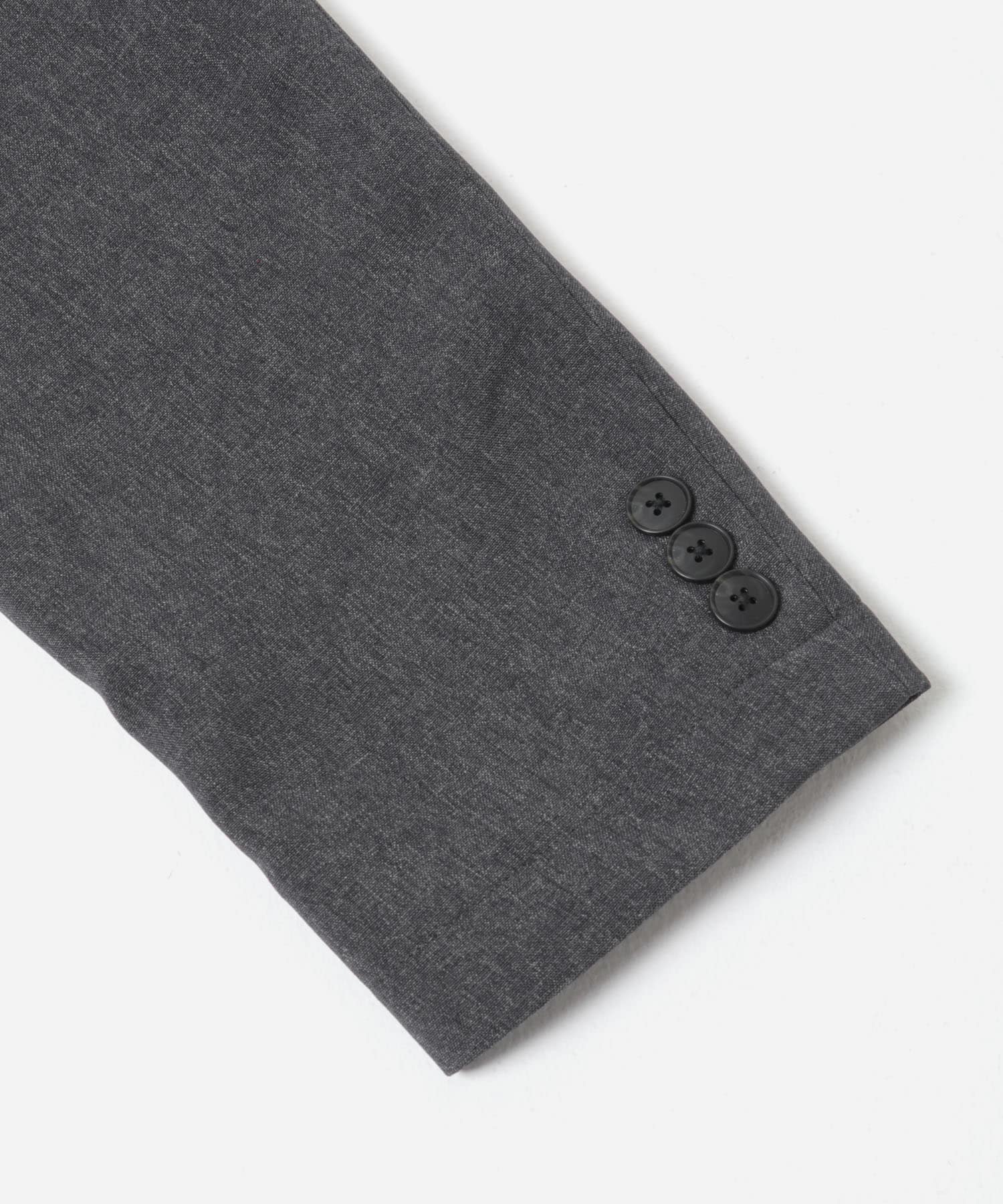 LIFE STYLE TAILOR　メランジストレッチジャケット GRAY S